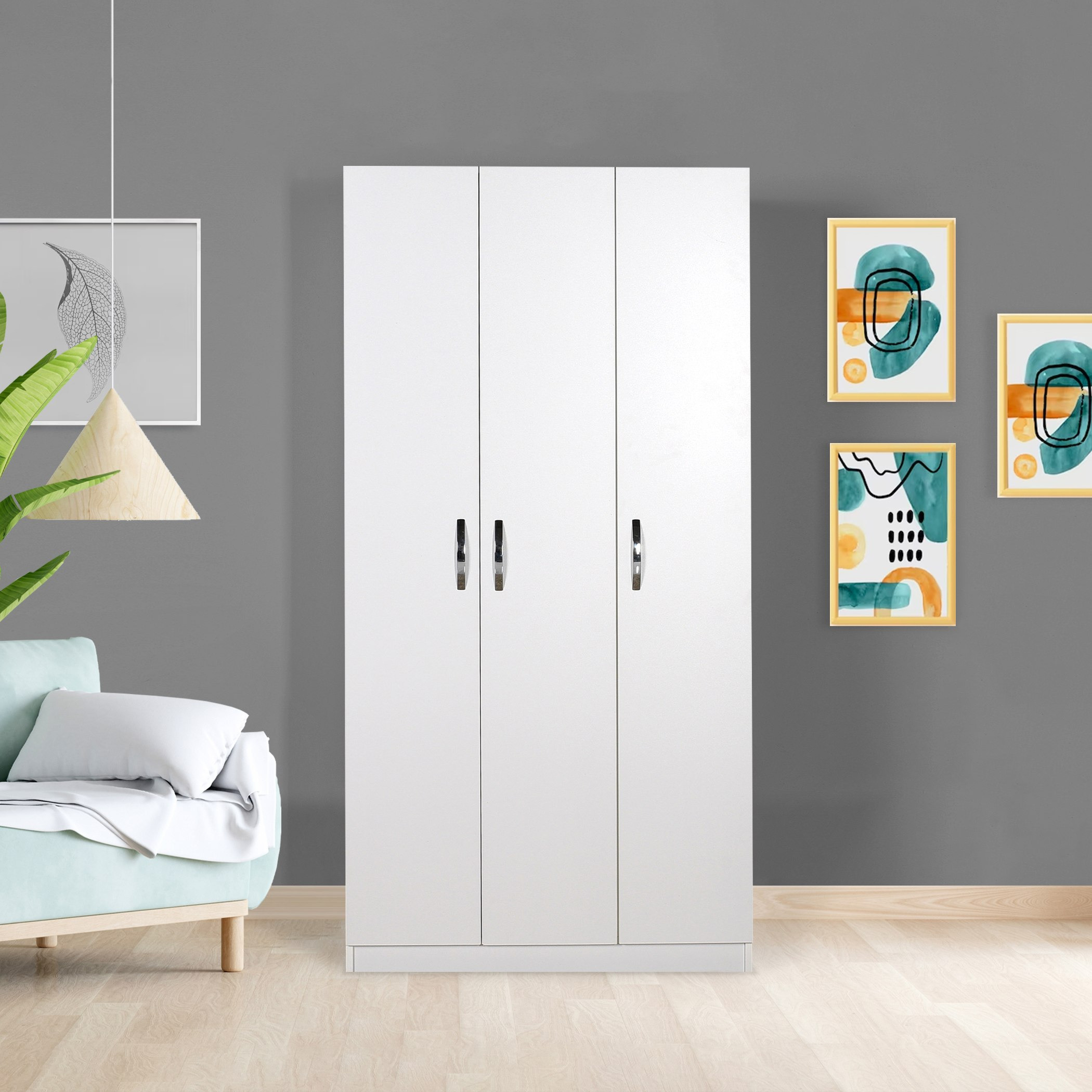 خزانة ملابس 3 أبواب - هيلينا من موڤو-hbxfurniture-wardrobes-image-1