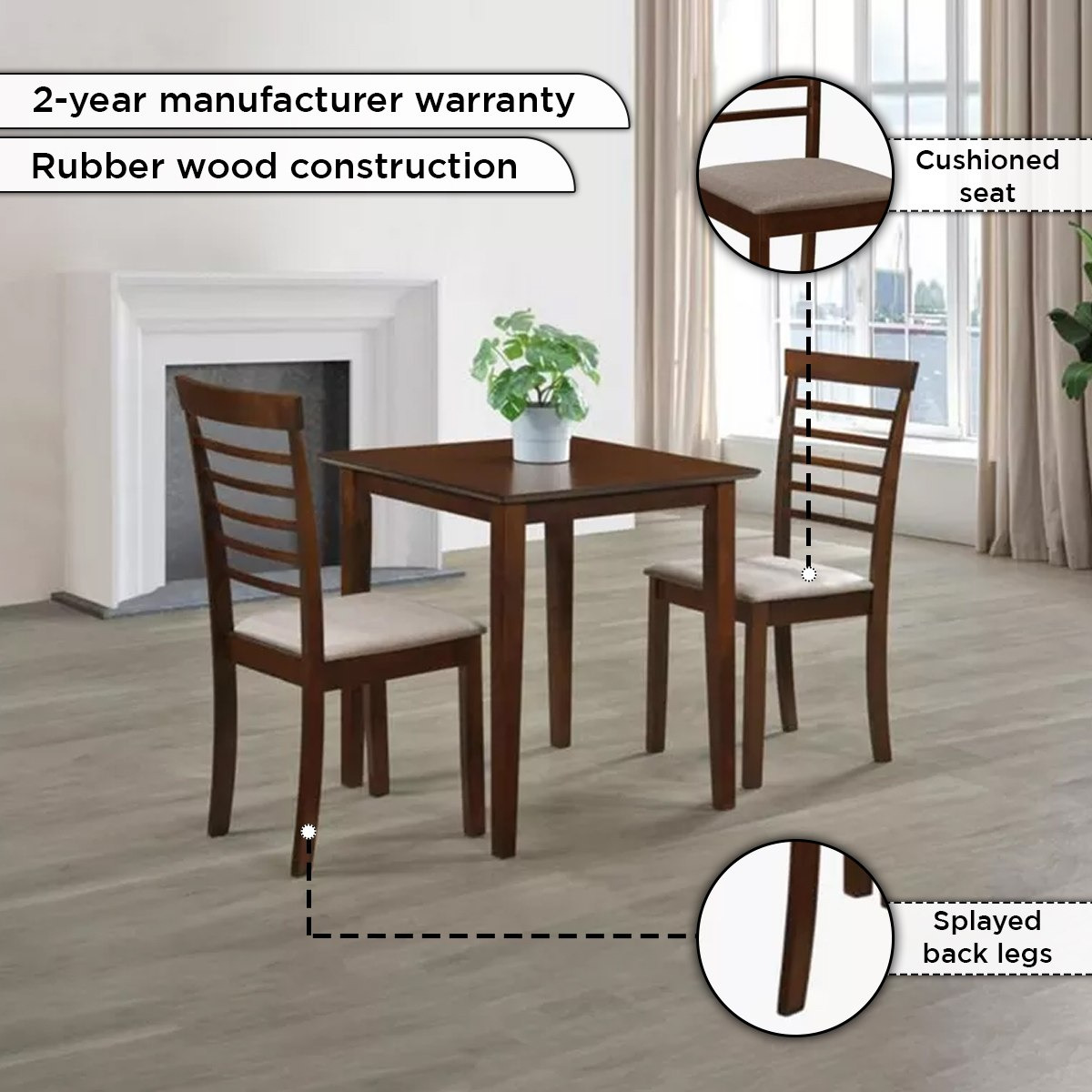 طقم سُفرة مقعدين من جيلر بارني-hbxfurniture-diningtablesandsets-diningsets-twoseater-image-4