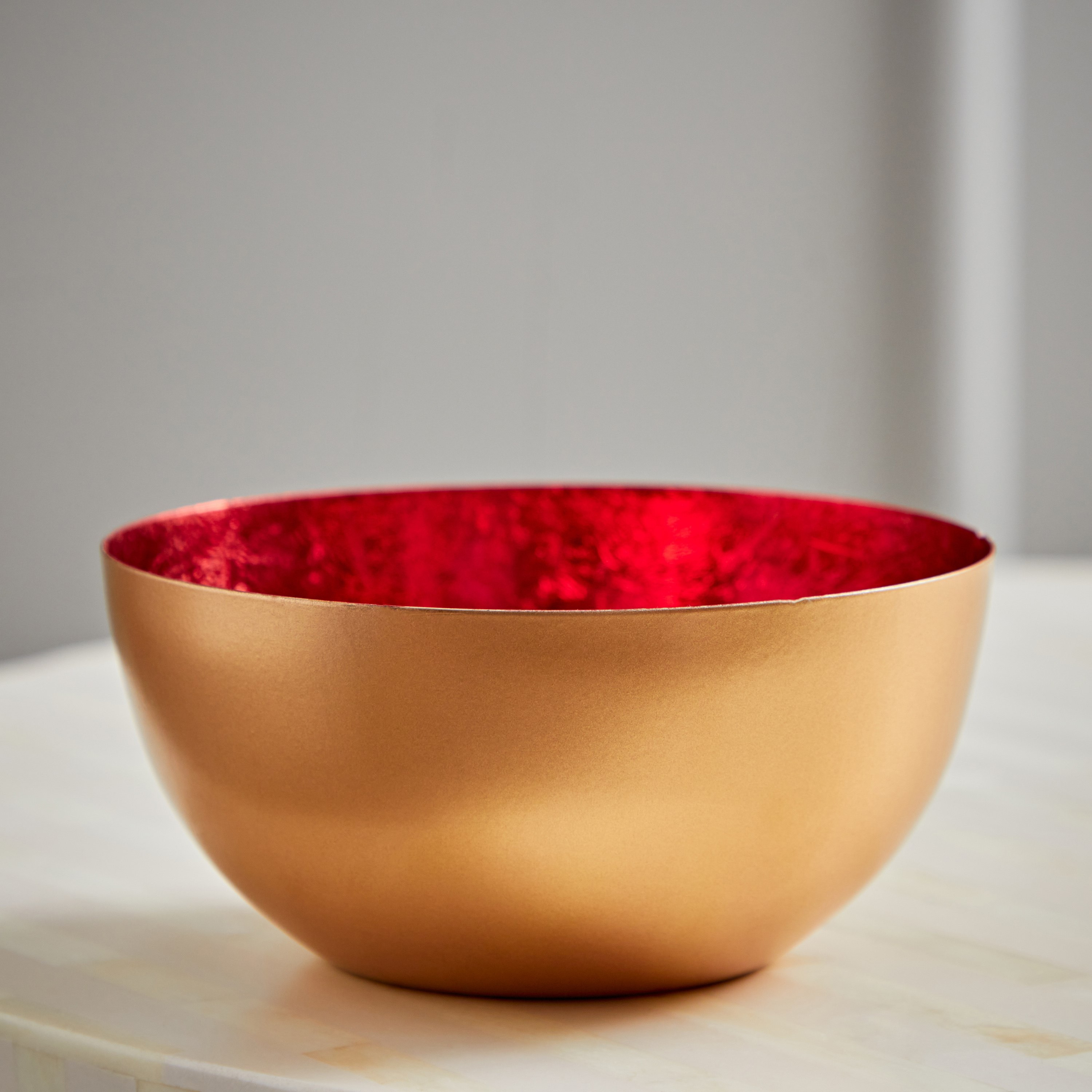 Blush Metal Candleholder - 13x13x6.5 cm-hbxlivingroom-decorandaccessories-candleholders-image-2