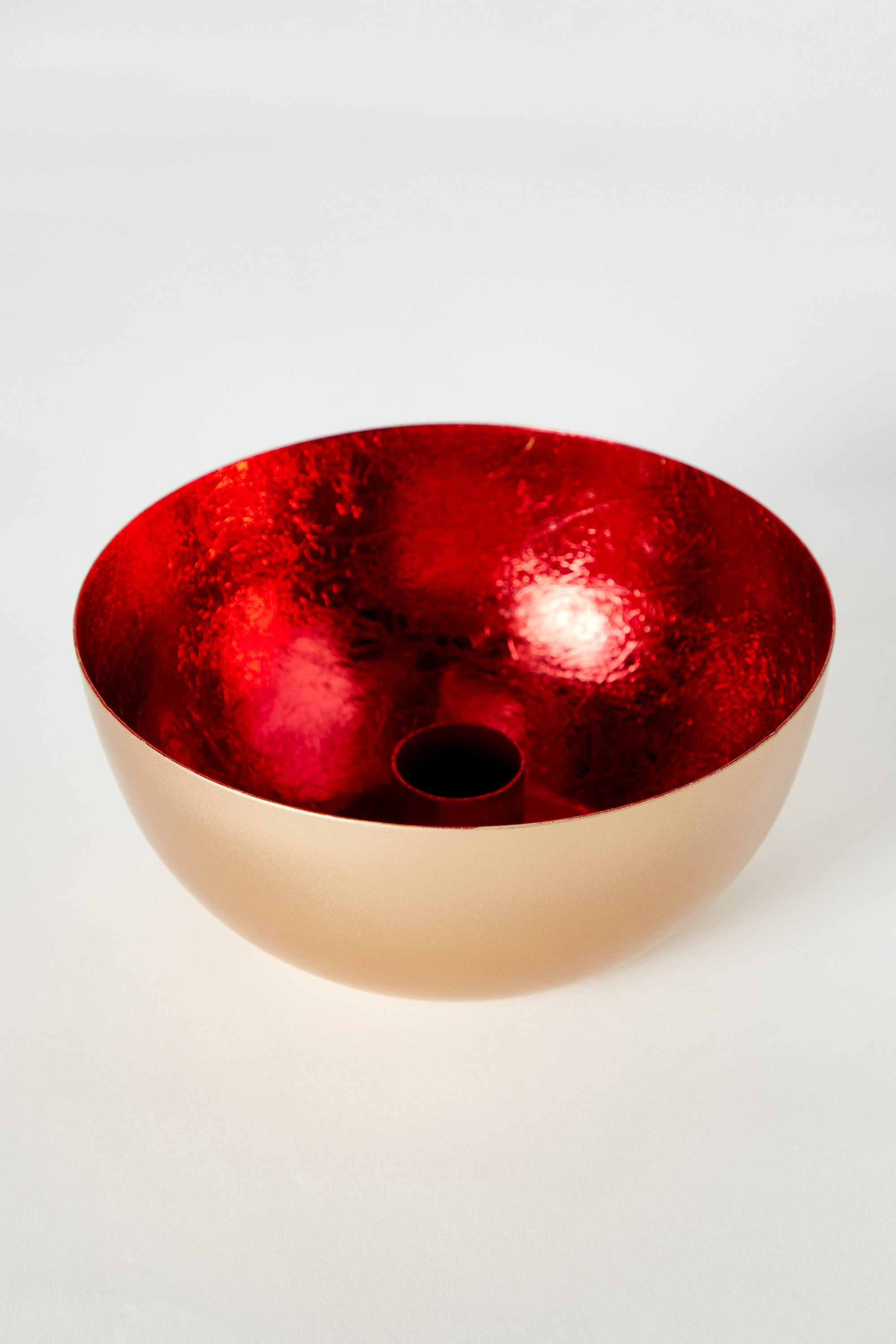Blush Metal Candleholder - 13x13x6.5 cm-hbxlivingroom-decorandaccessories-candleholders-image-5