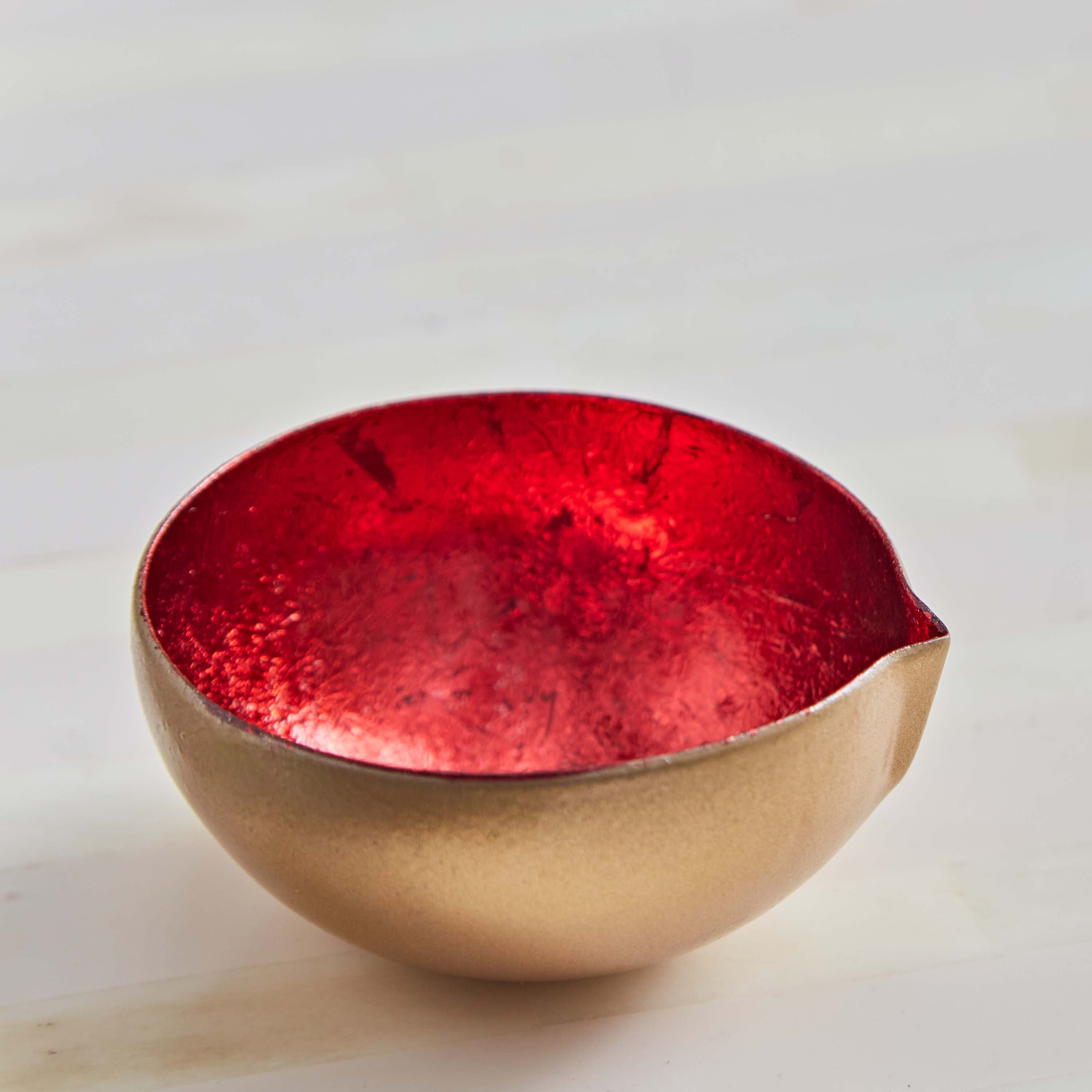 ضياء معدن بفتيل واحد من زوها - 5x5.5x3 سم-hbxlivingroom-decorandaccessories-candleholders-image-2