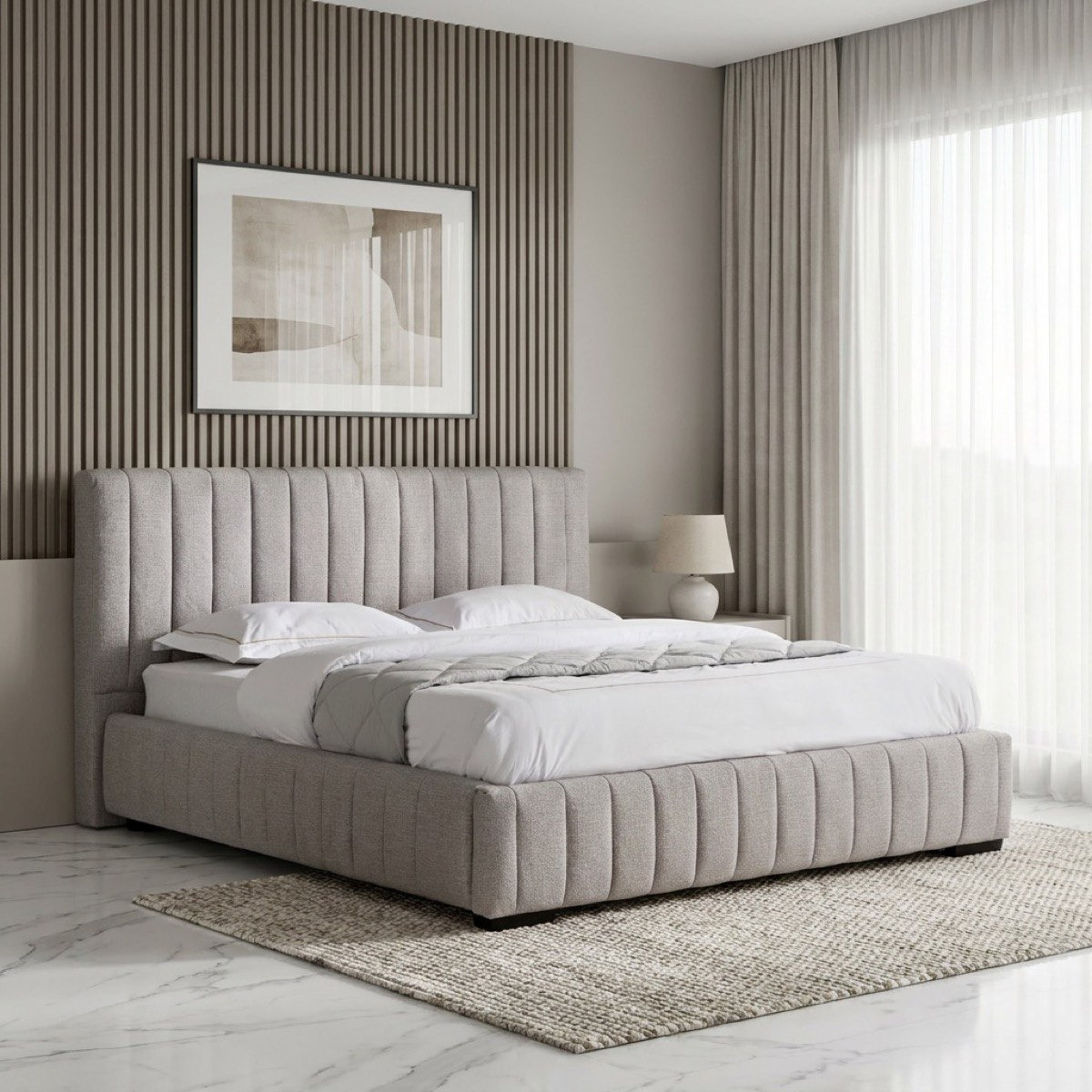 Luxembourg Urbania Upholstered King Bed - 180x200 cm-PROMO_HB_UAE_HBX10_250526-image-1