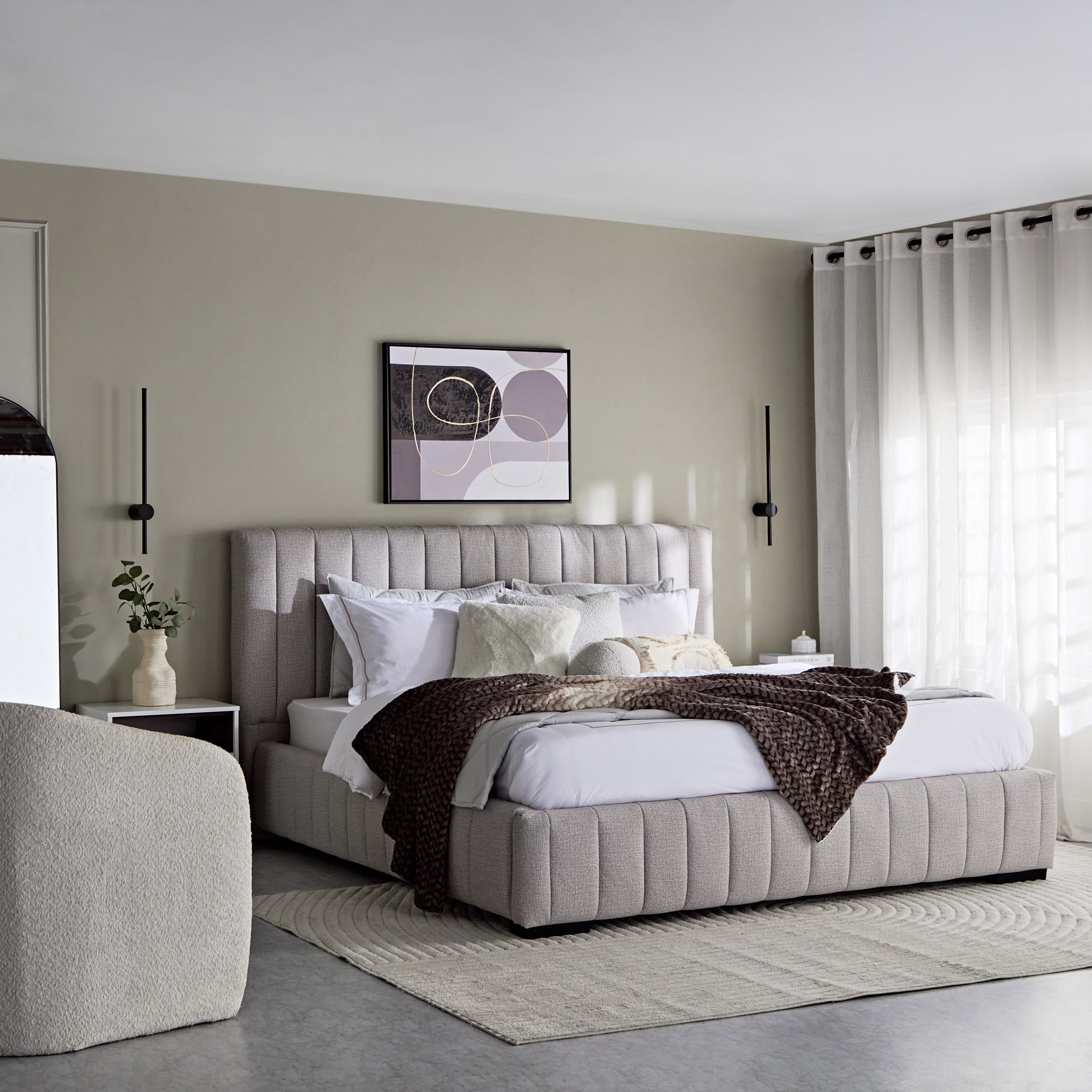 Luxembourg Urbania Upholstered King Bed - 180x200 cm-PROMO_HB_UAE_HBX10_250526-image-10