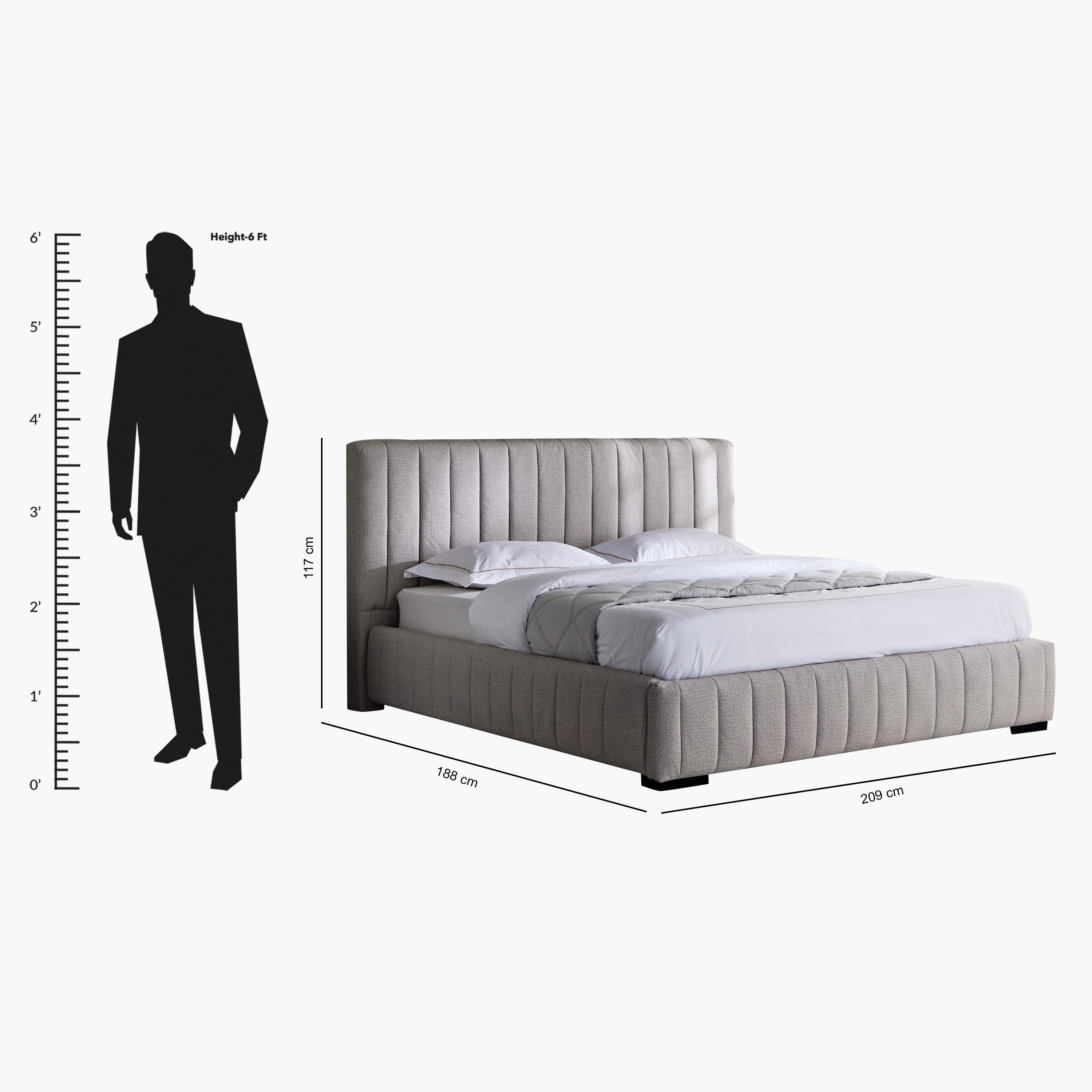 Luxembourg Urbania Upholstered King Bed - 180x200 cm-PROMO_HB_UAE_HBX10_250526-image-12