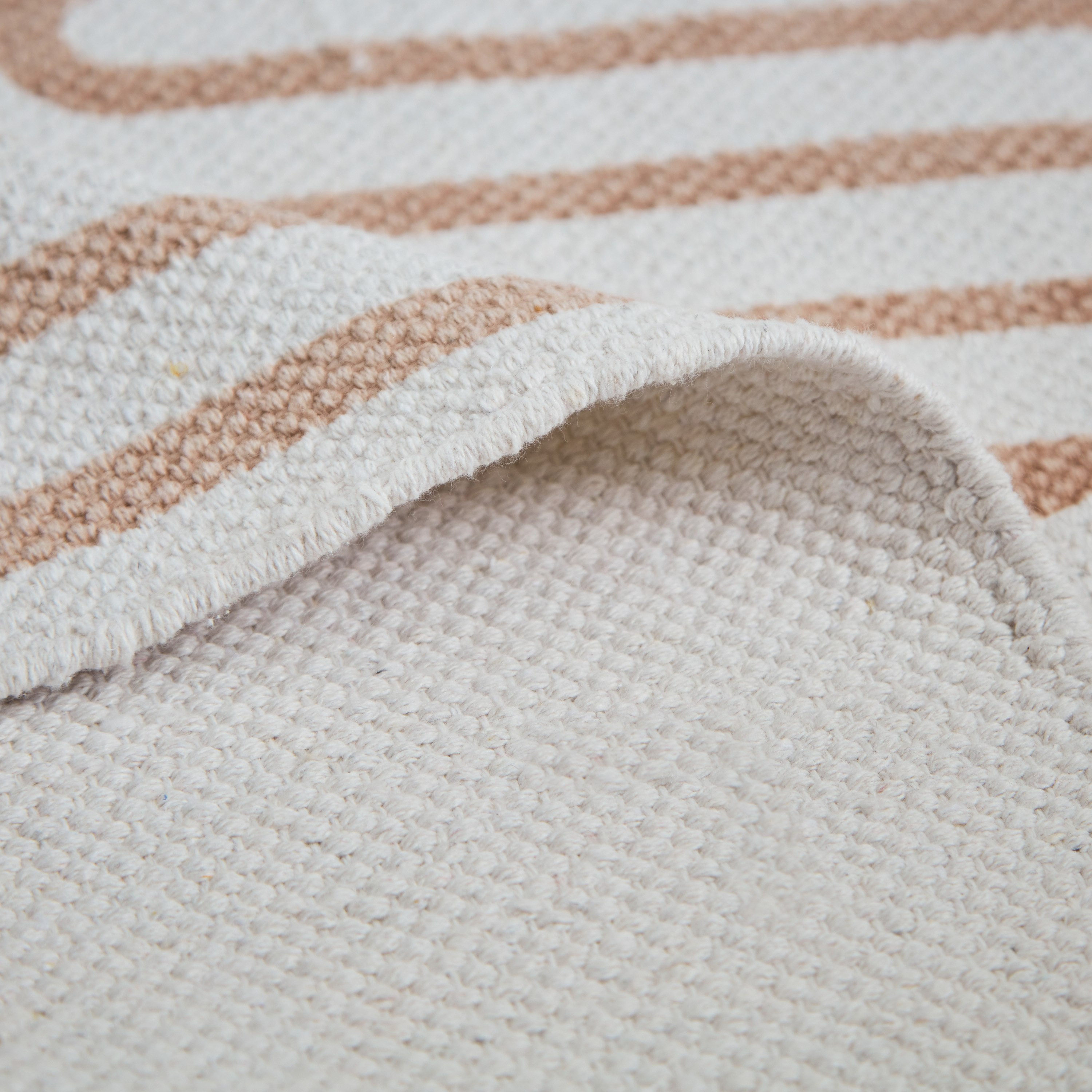 Oliver Zara Cotton Dhurrie - 80x150 cm-hbxdecorandfurnishings-floorcoverings-rugs-image-4