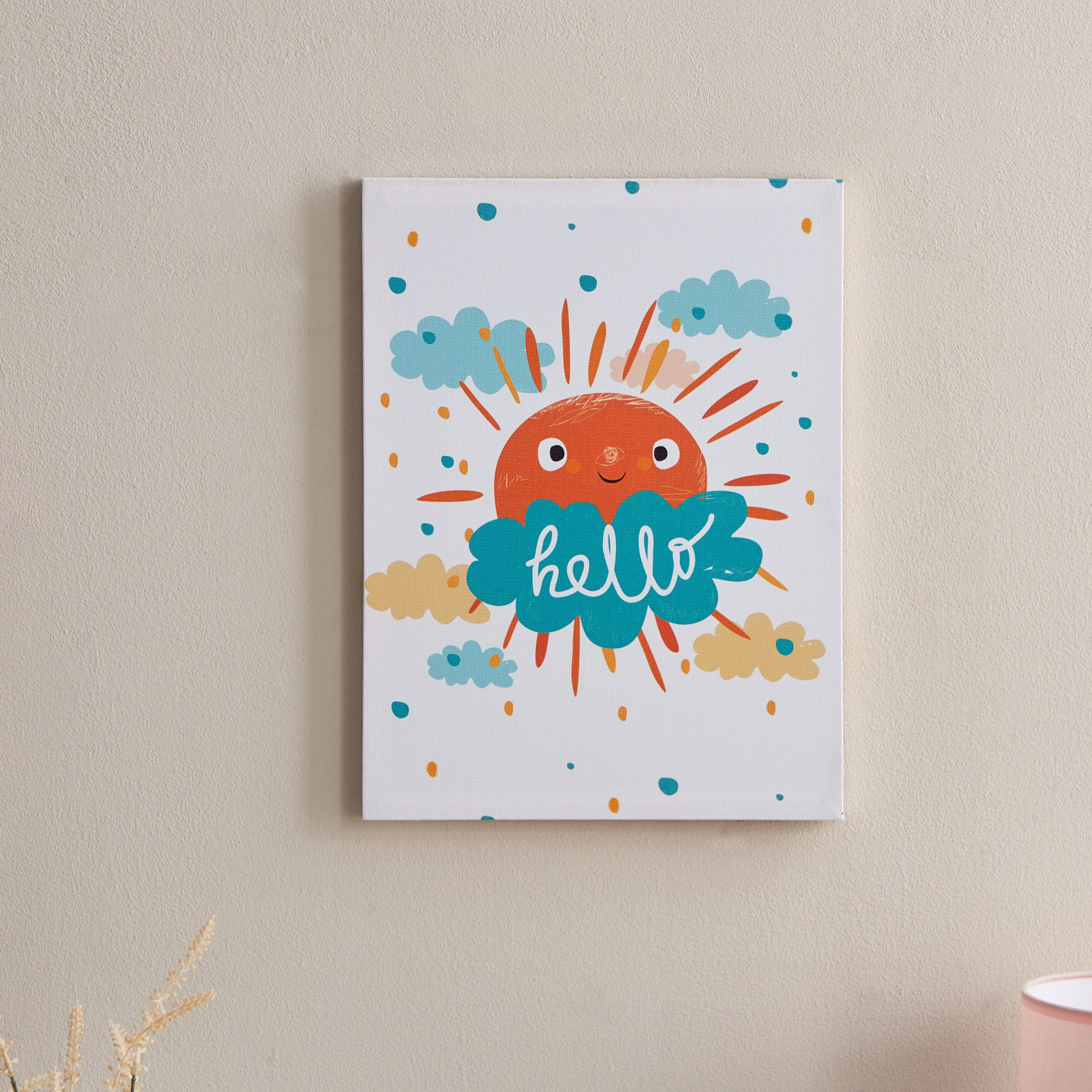زينة حائط كانفاس فنية من هيرموني - 30x40x1.8 سم-hbxkidsandyouth-walldecor-wallart-image-2