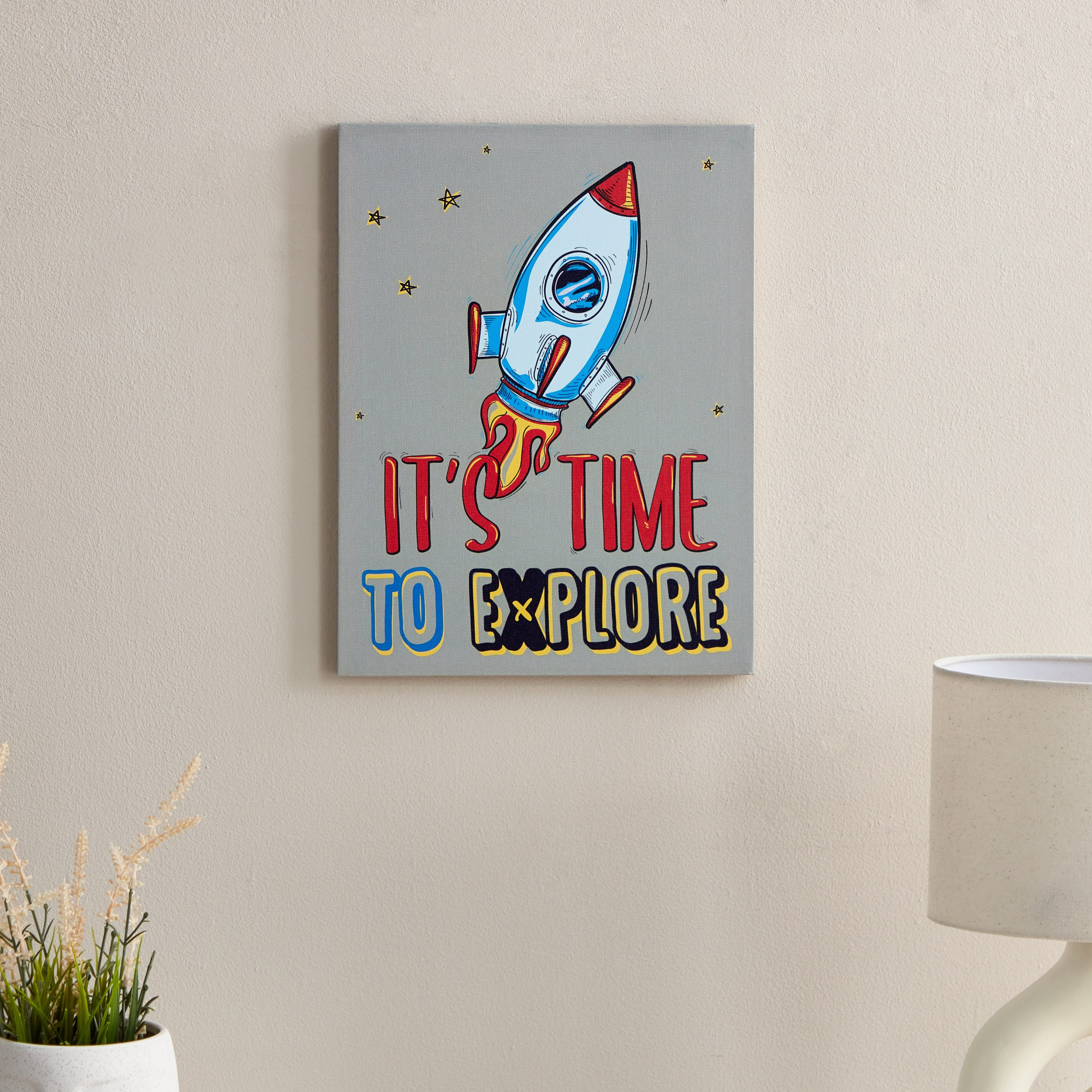 Harry Artistry Time to Explore Canvas Wall Art - 30x40x1.8 cm-hbxkidsandyouth-walldecor-wallart-image-2
