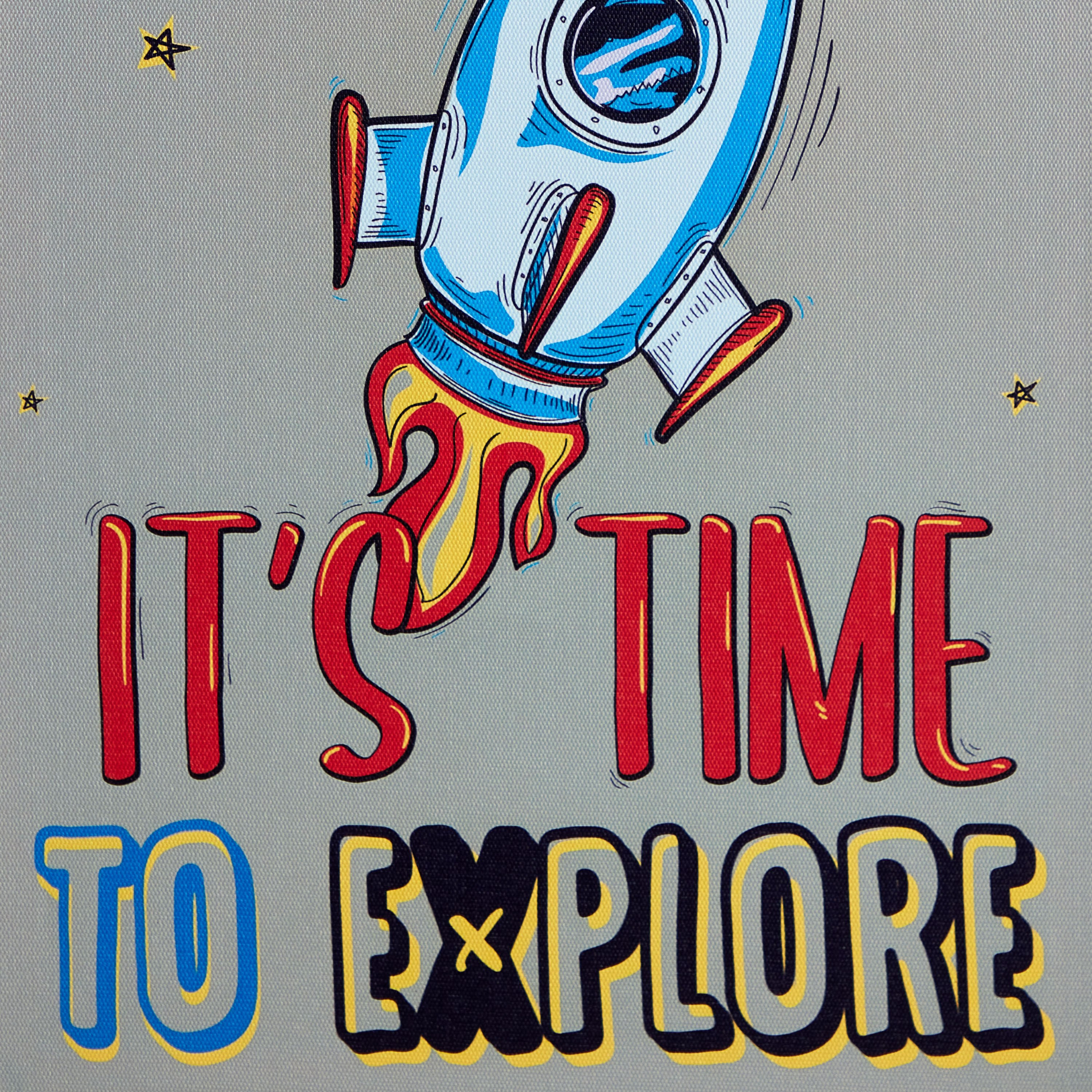 Harry Artistry Time to Explore Canvas Wall Art - 30x40x1.8 cm-hbxkidsandyouth-walldecor-wallart-image-3