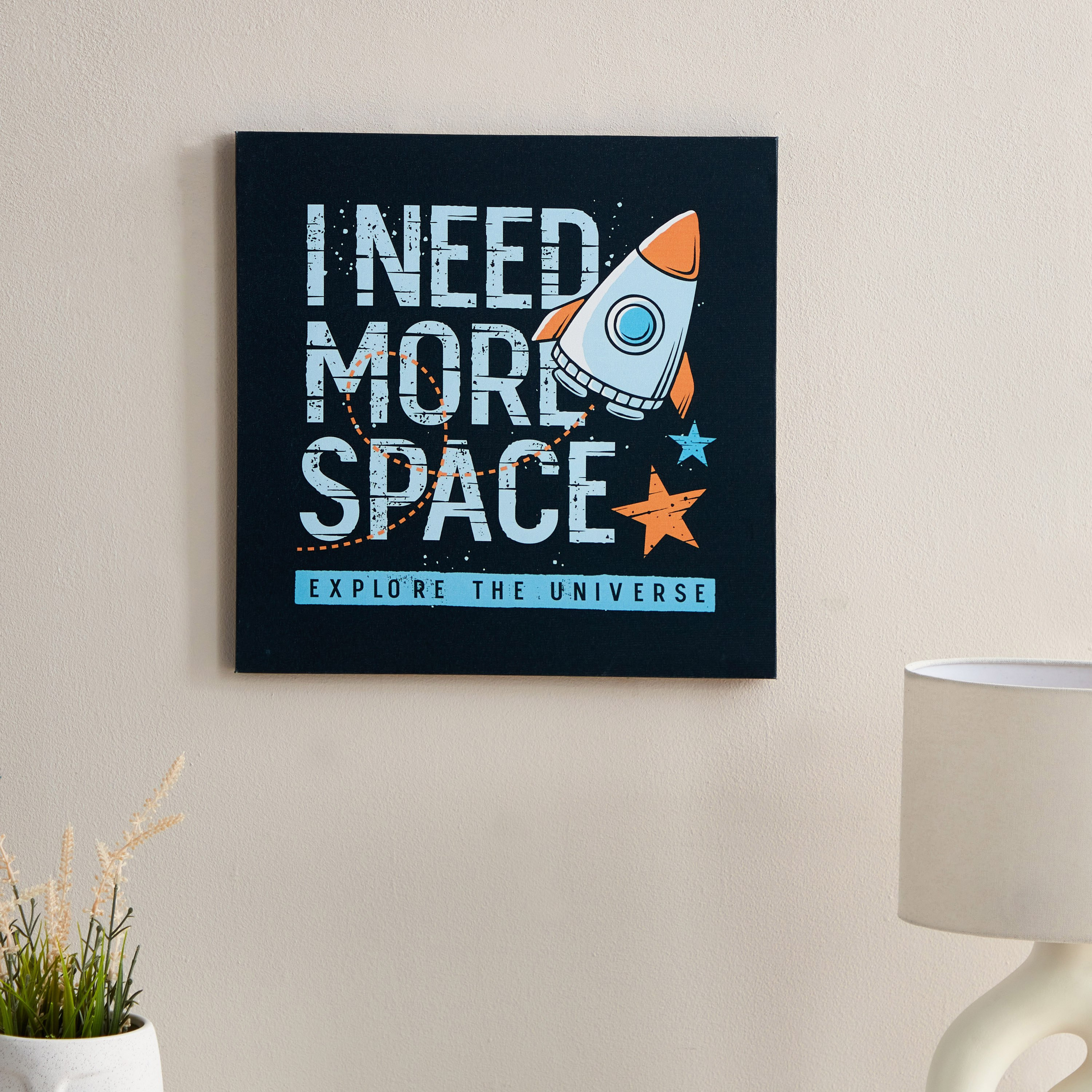 Harry Artistry Need More Space Canvas Wall Art - 40x40x1.8 cm-hbxkidsandyouth-walldecor-wallart-image-2