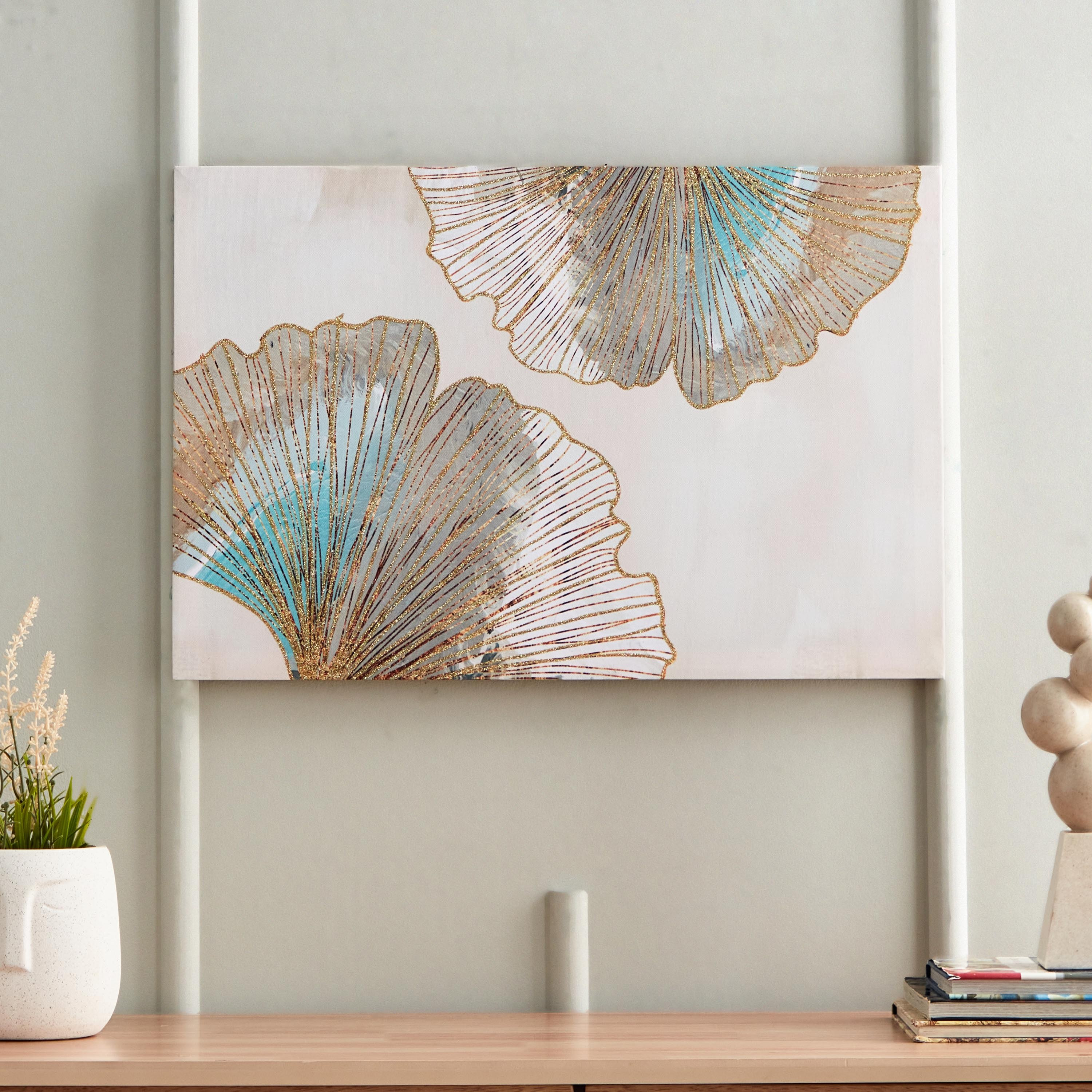زينة حائط بطبعات جليتر من سيرينا - 60x1.8x40 سم-hbxhomeware-hbxdecorandfurnishings-image-2