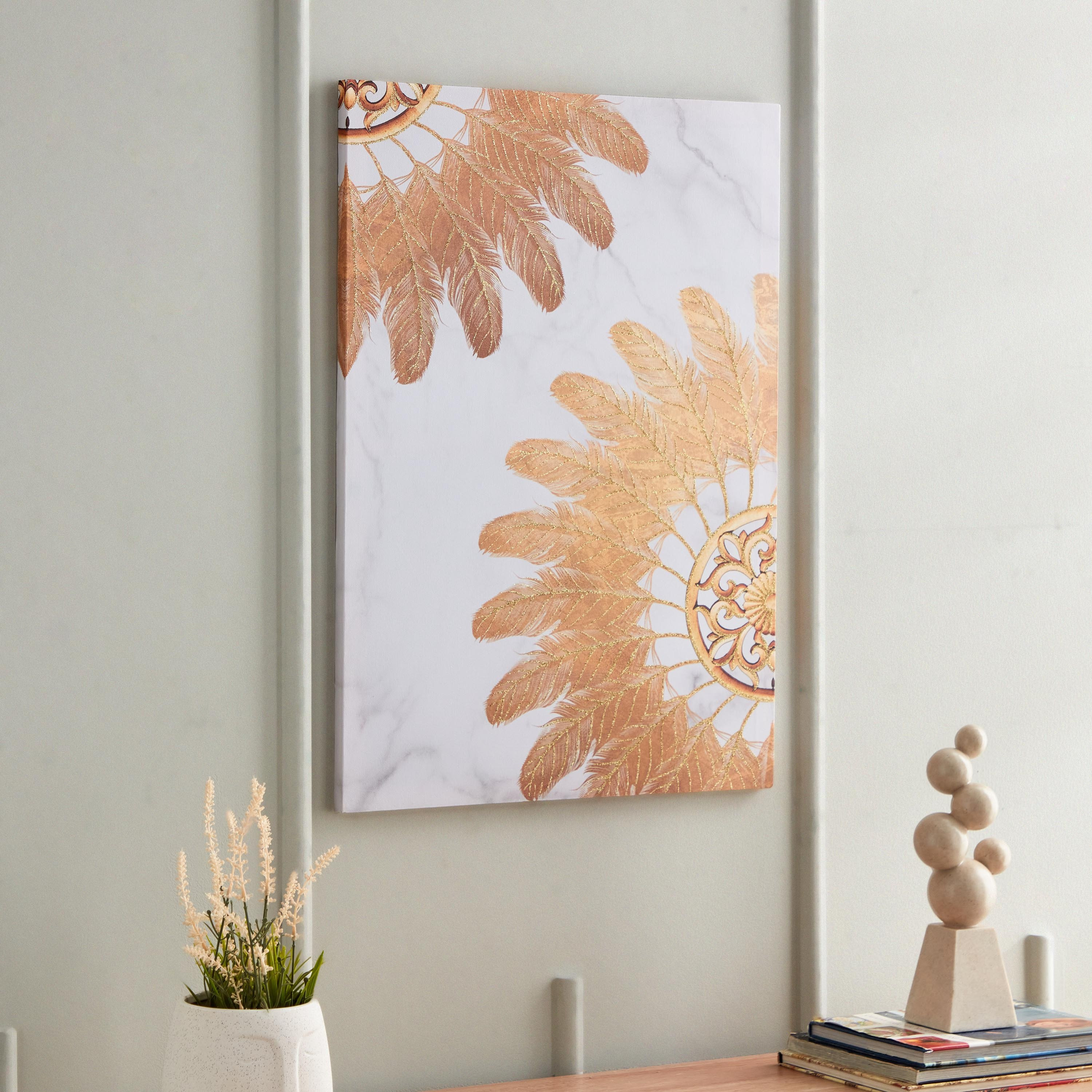 Serena Glitter Print Wall Art - 50x1.8x70 cm-hbxhomeware-hbxdecorandfurnishings-image-1