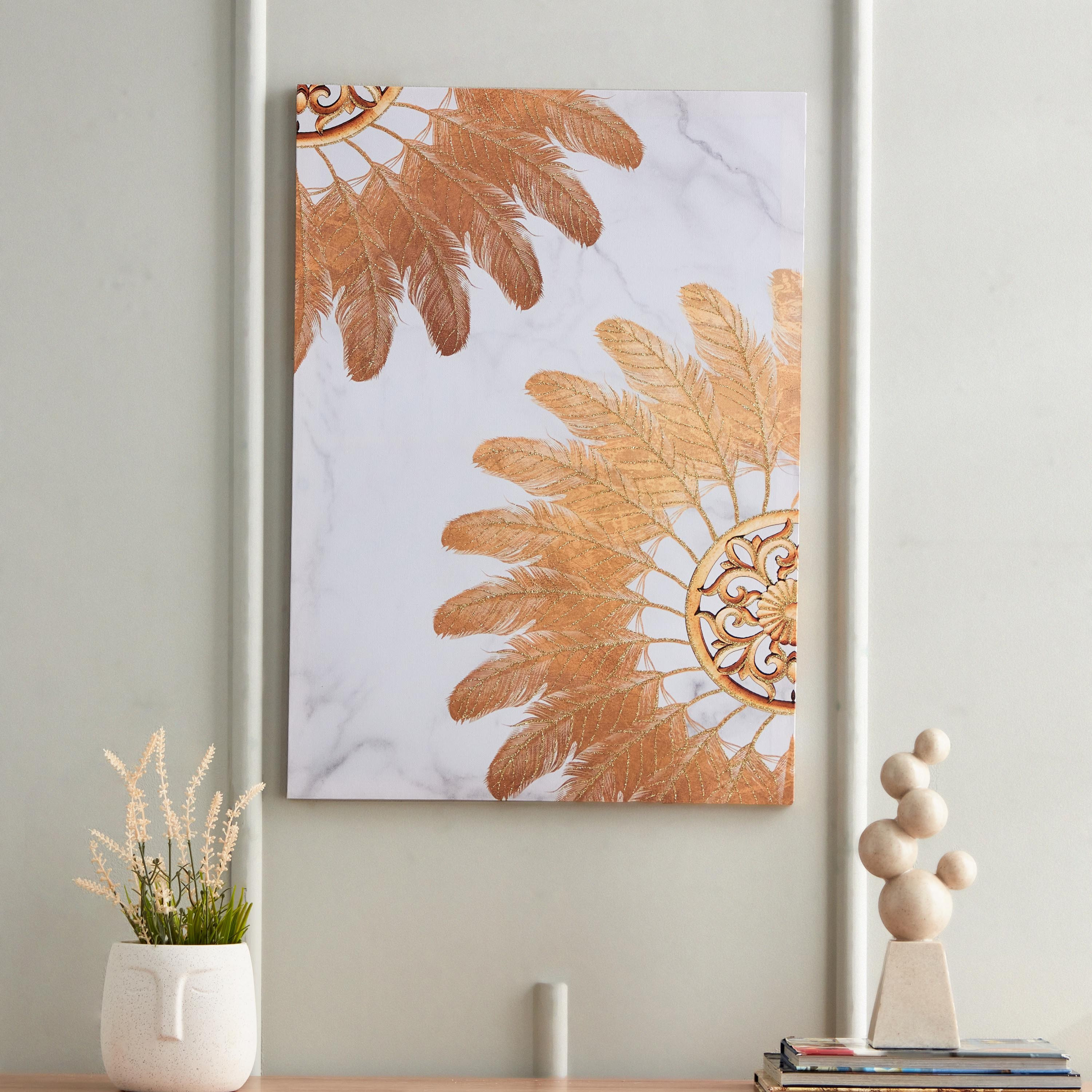 Serena Glitter Print Wall Art - 50x1.8x70 cm-hbxhomeware-hbxdecorandfurnishings-image-2
