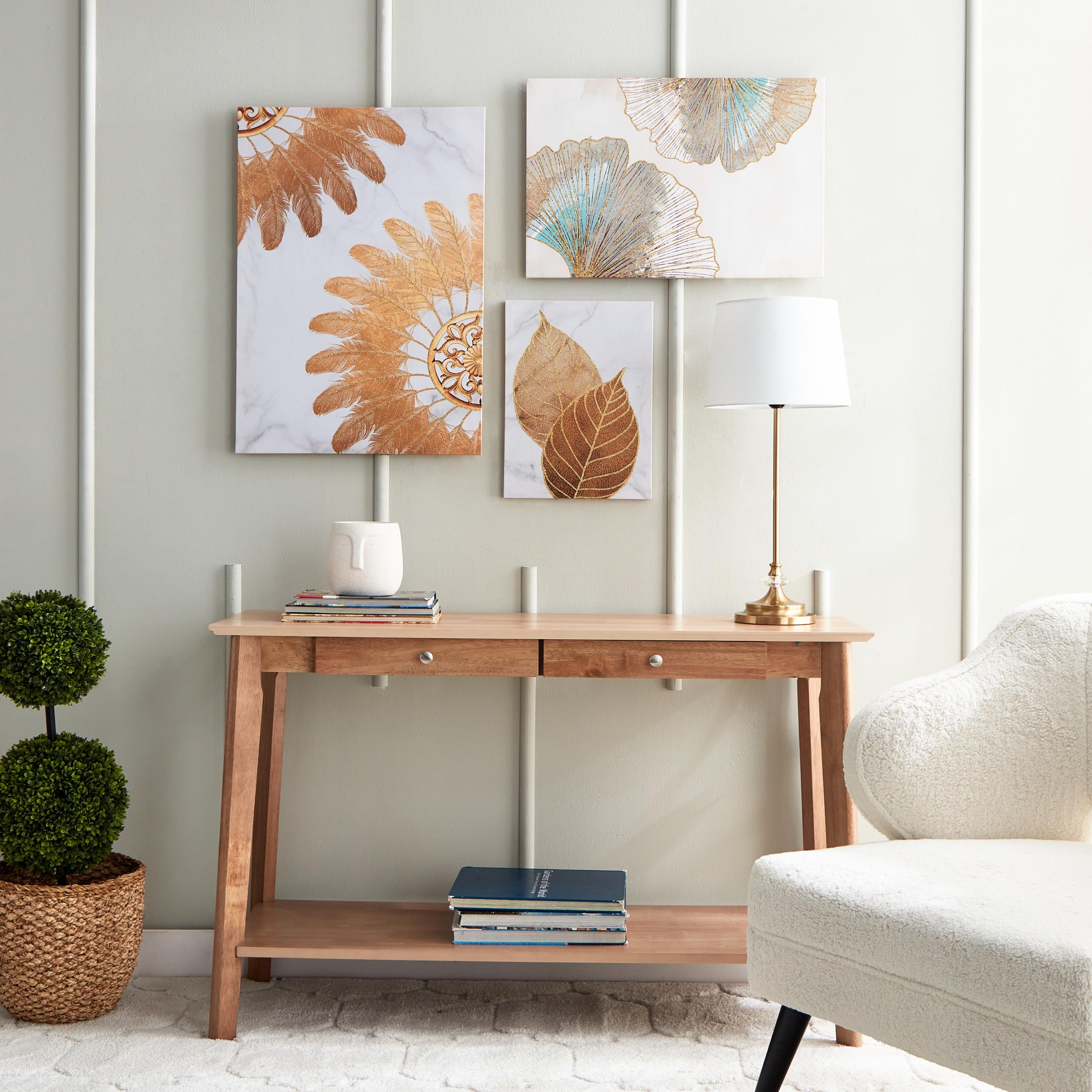 Serena Glitter Print Wall Art - 50x1.8x70 cm-hbxhomeware-hbxdecorandfurnishings-image-5