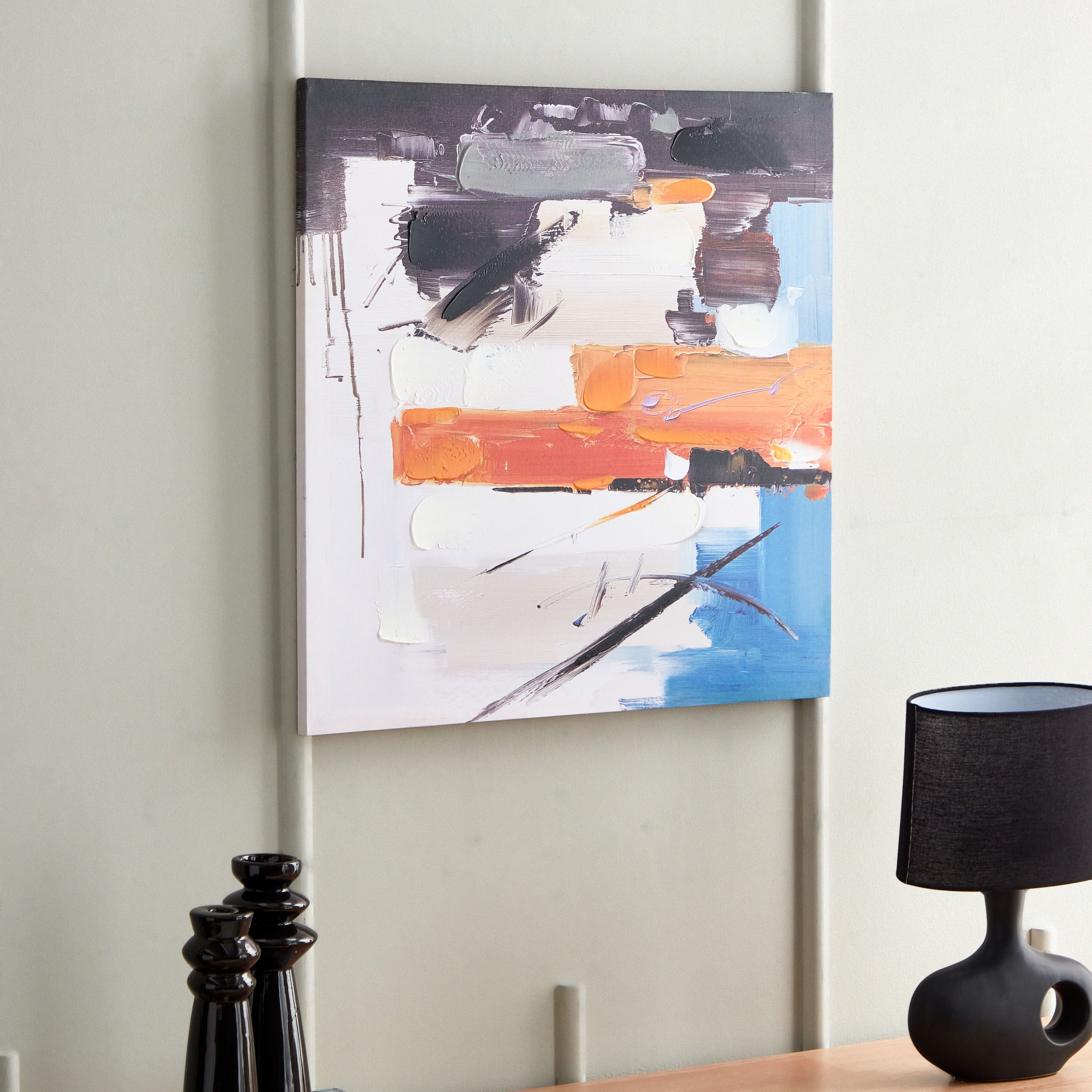 لوحة حائط مرسومة يدويًا من سيرينا - 60x1.8x60 سم-hbxhomeware-hbxdecorandfurnishings-image-1