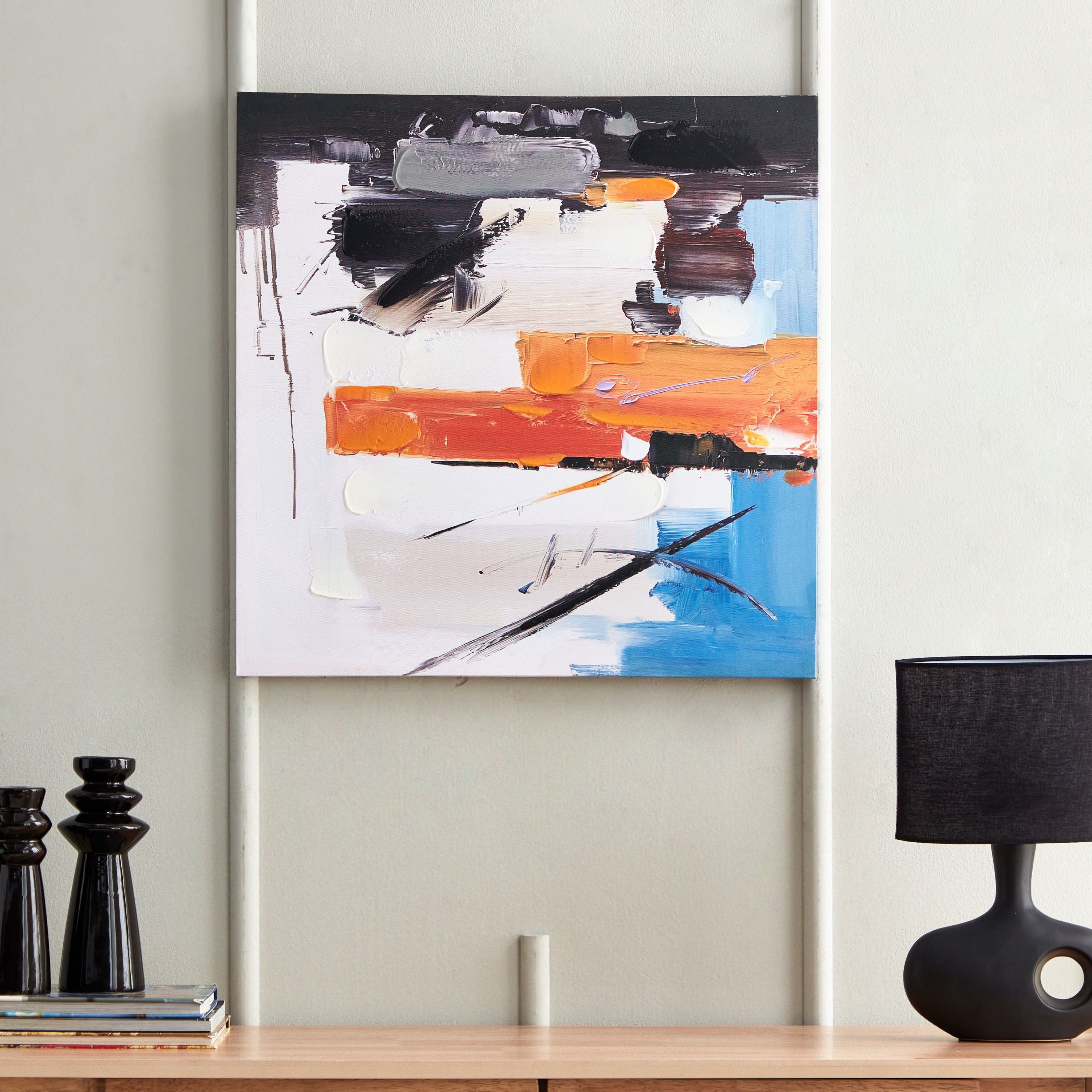 لوحة حائط مرسومة يدويًا من سيرينا - 60x1.8x60 سم-hbxhomeware-hbxdecorandfurnishings-image-2
