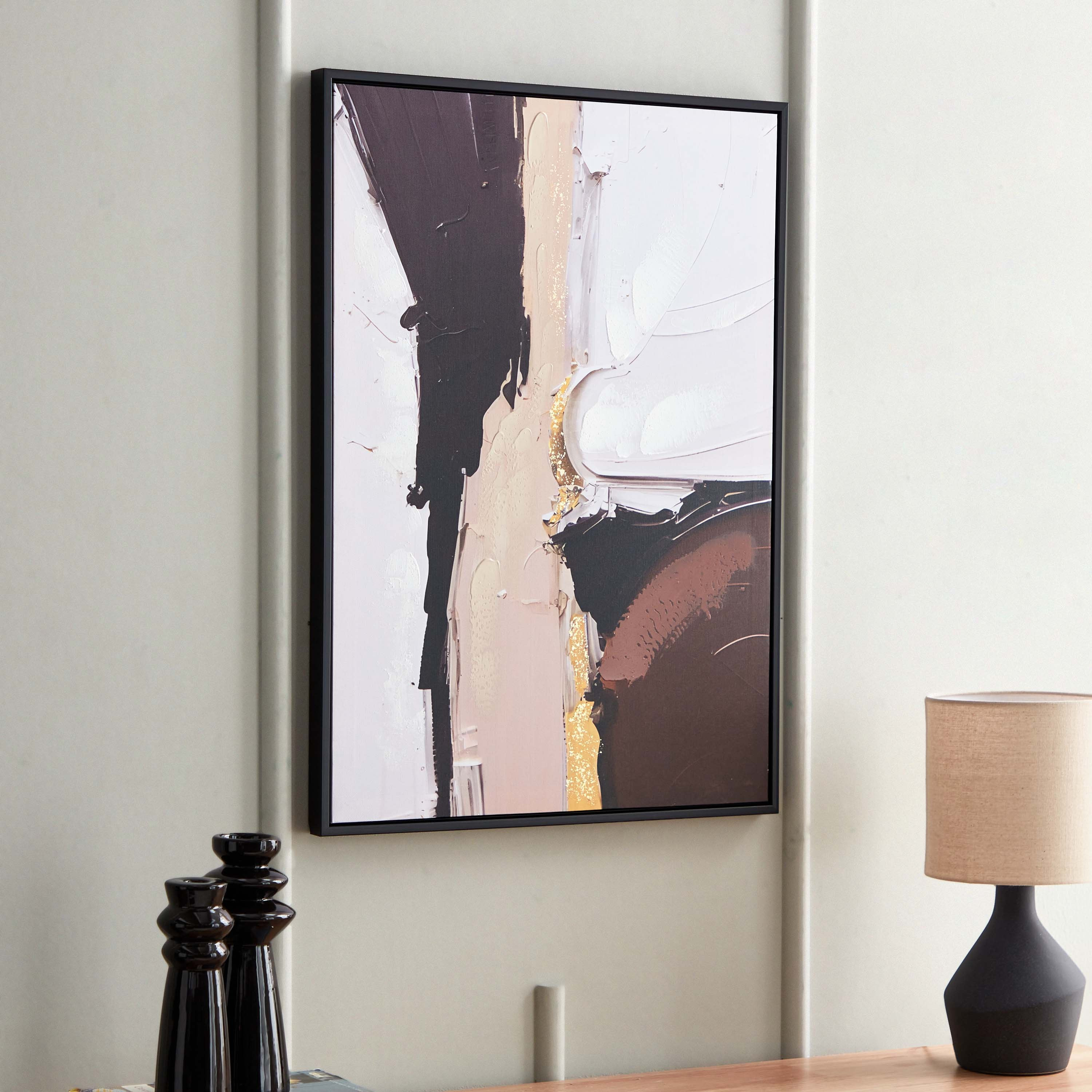 لوحة حائط مؤطرة مرسومة يدويًا من سيرينا- 52.5x2.8x72.5 سم-hbxhomeware-hbxdecorandfurnishings-image-1