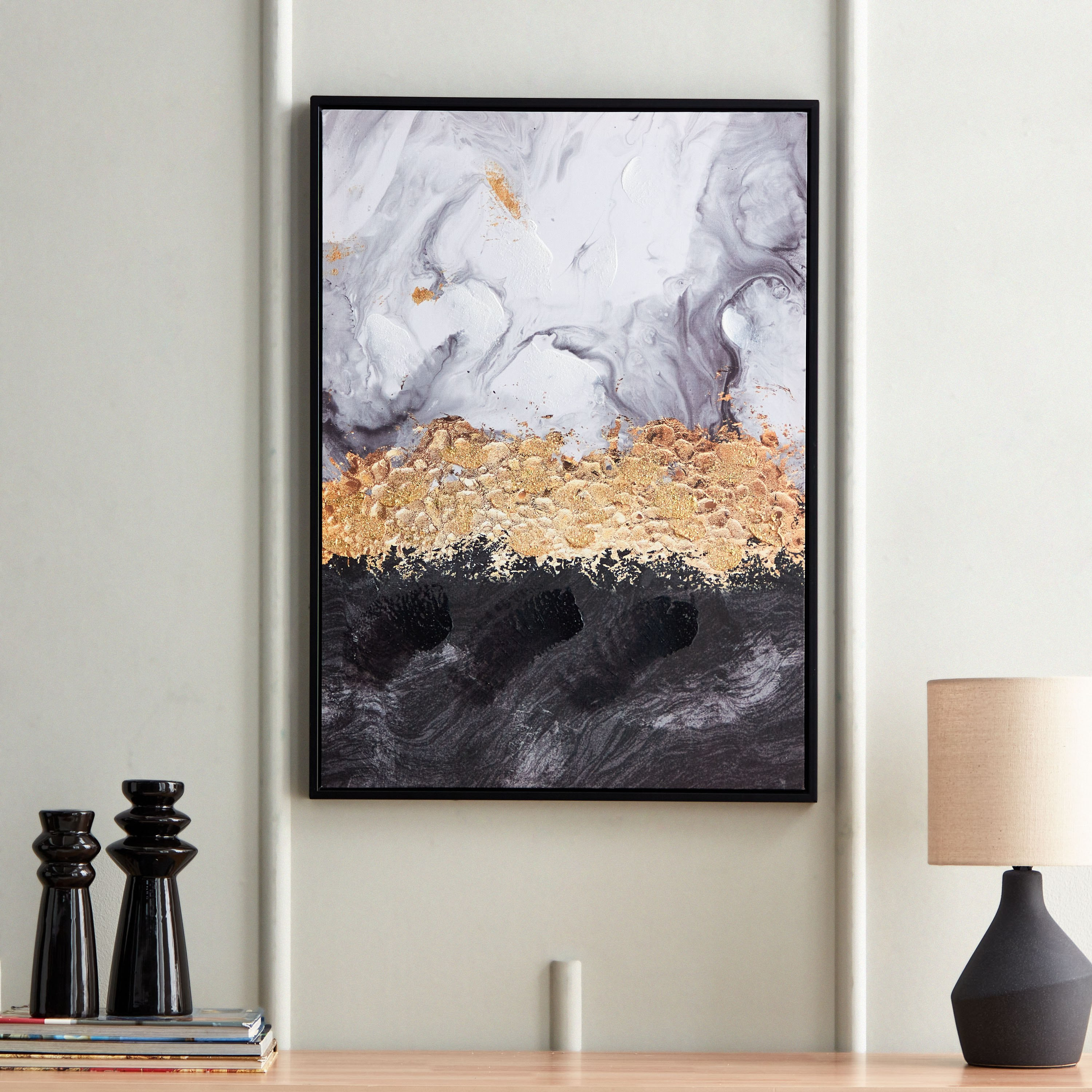 Serena Hand-Painted Framed Wall Art - 52.5x2.8x72.5 cm-PROMO_HB_AE_B2G2_011025-image-2