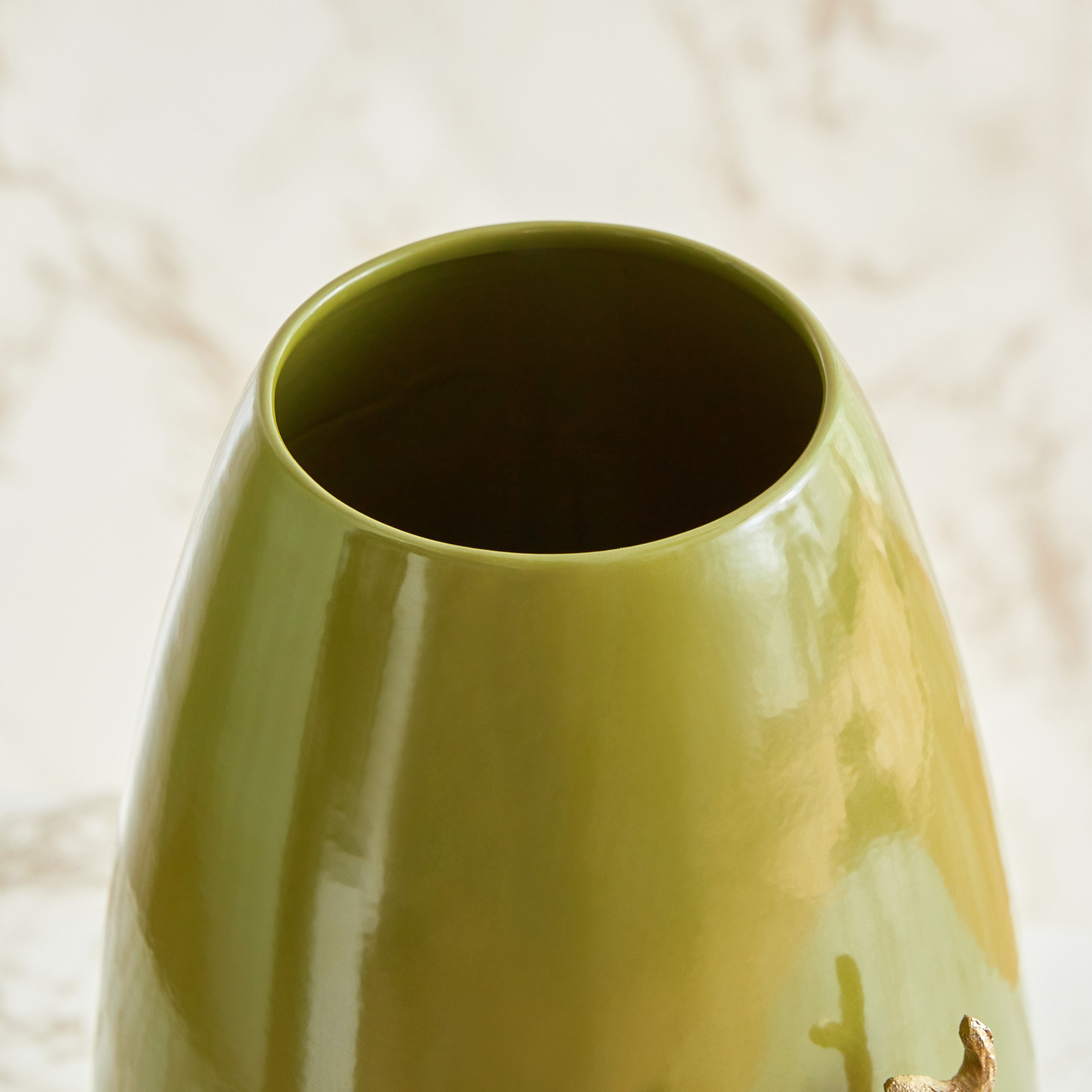 مزهرية معدن برأس رنّة ألومنيوم من توفا - 14.5x14.5x25 سم-PROMO_HB_SA_ALRHAJI_09092026-image-3