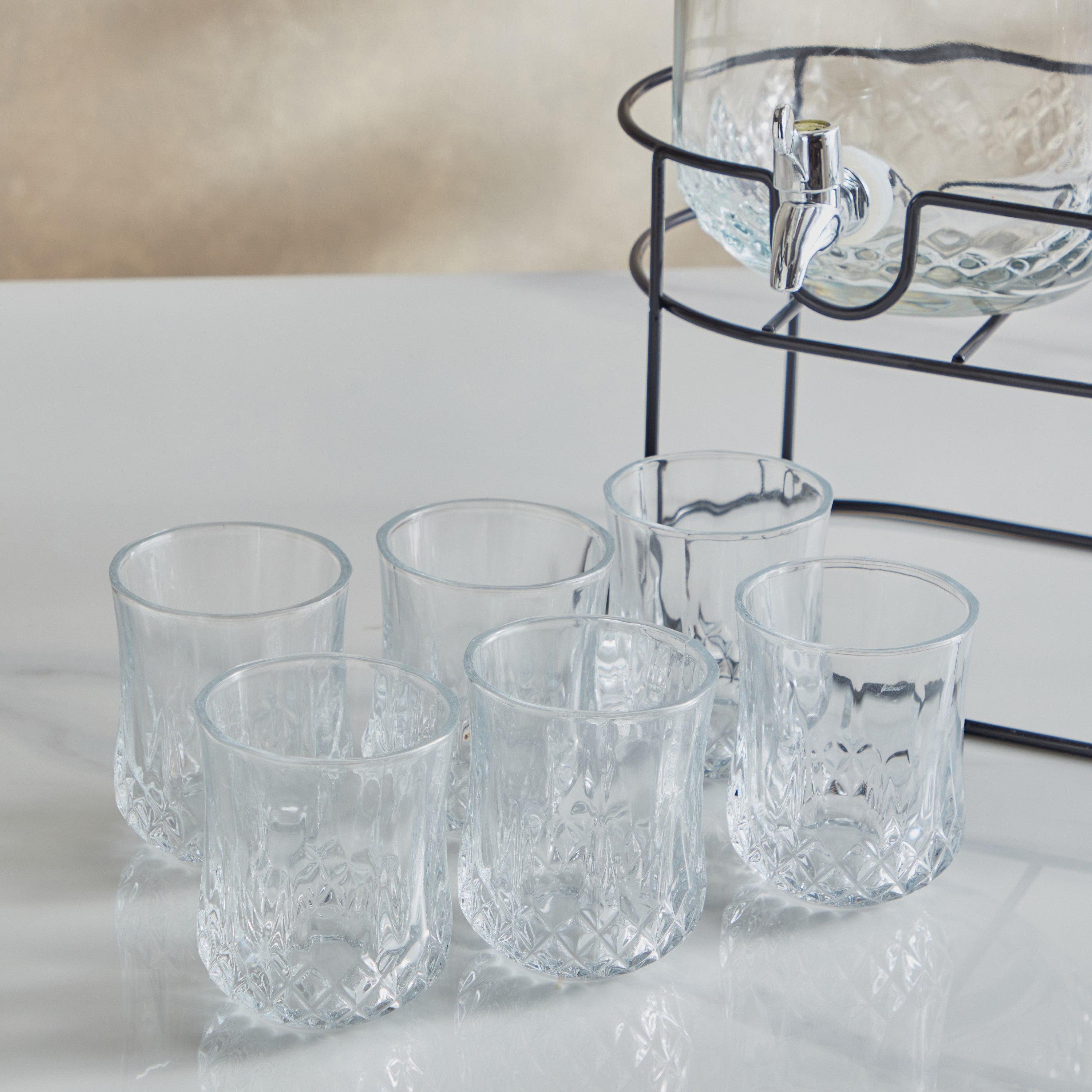 Coolers 9-Piece Glass Dispenser Set-hbxhomeware-hbxkitchen-image-3