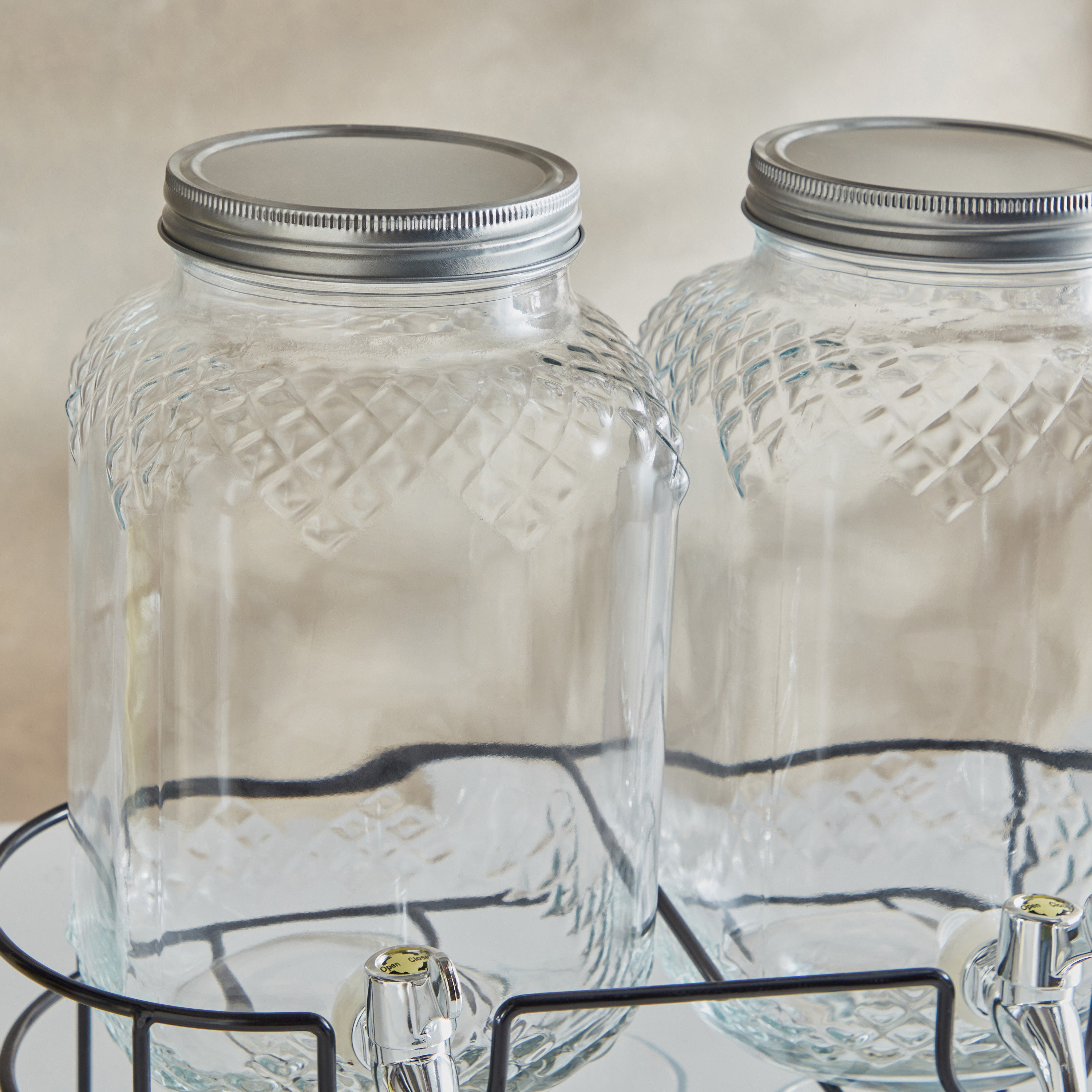 Coolers 9-Piece Glass Dispenser Set-hbxhomeware-hbxkitchen-image-4