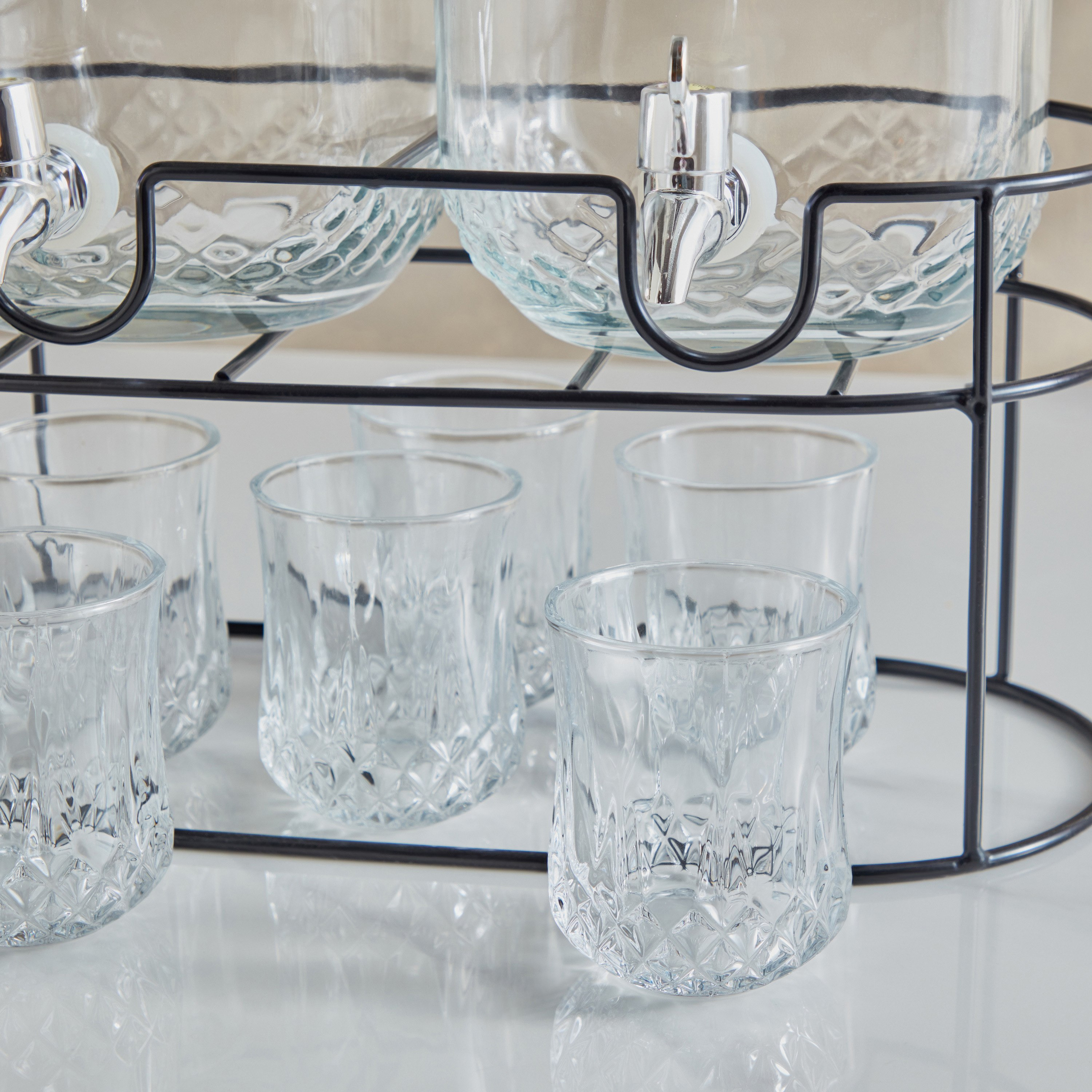 Coolers 9-Piece Glass Dispenser Set-hbxhomeware-hbxkitchen-image-5