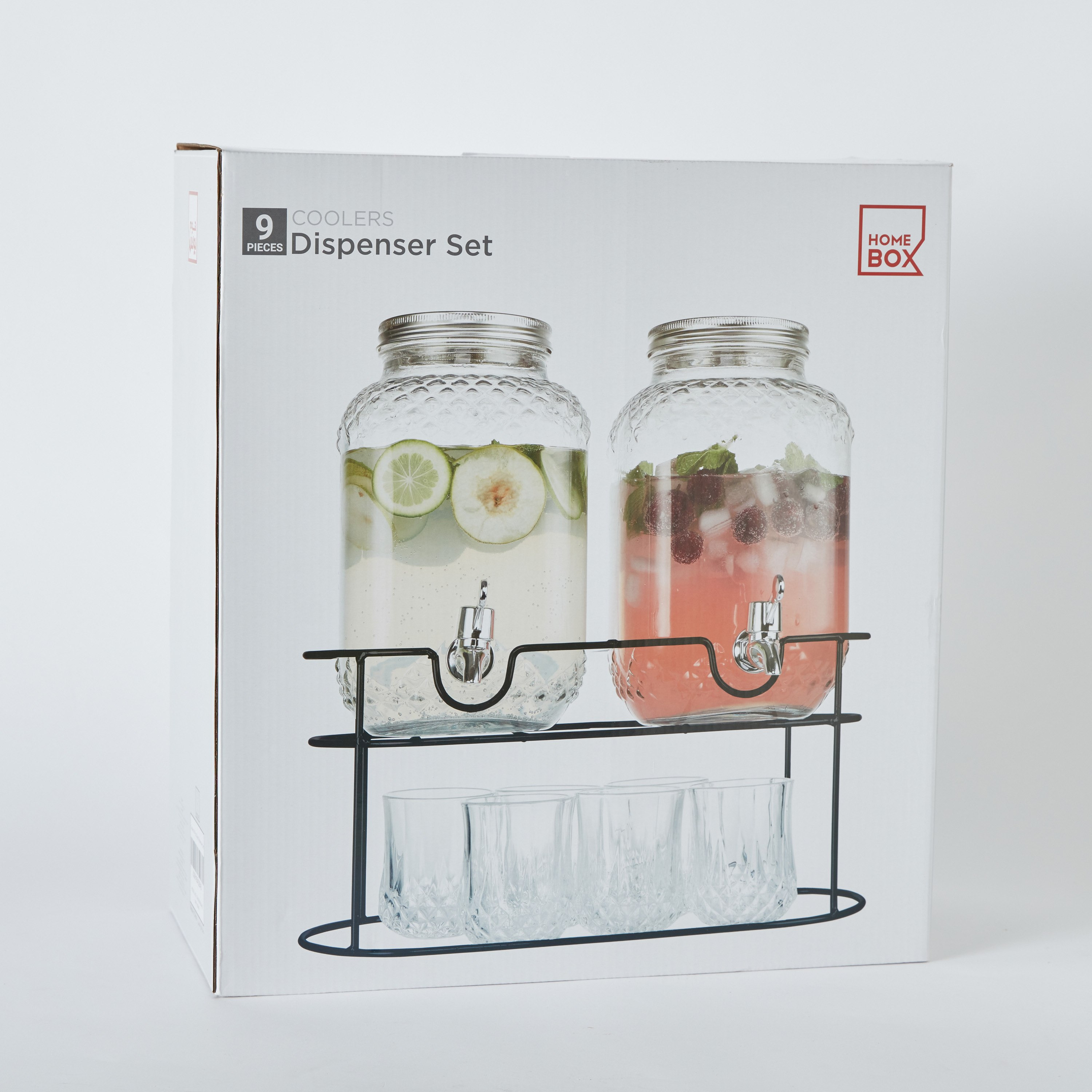 Coolers 9-Piece Glass Dispenser Set-hbxhomeware-hbxkitchen-image-9