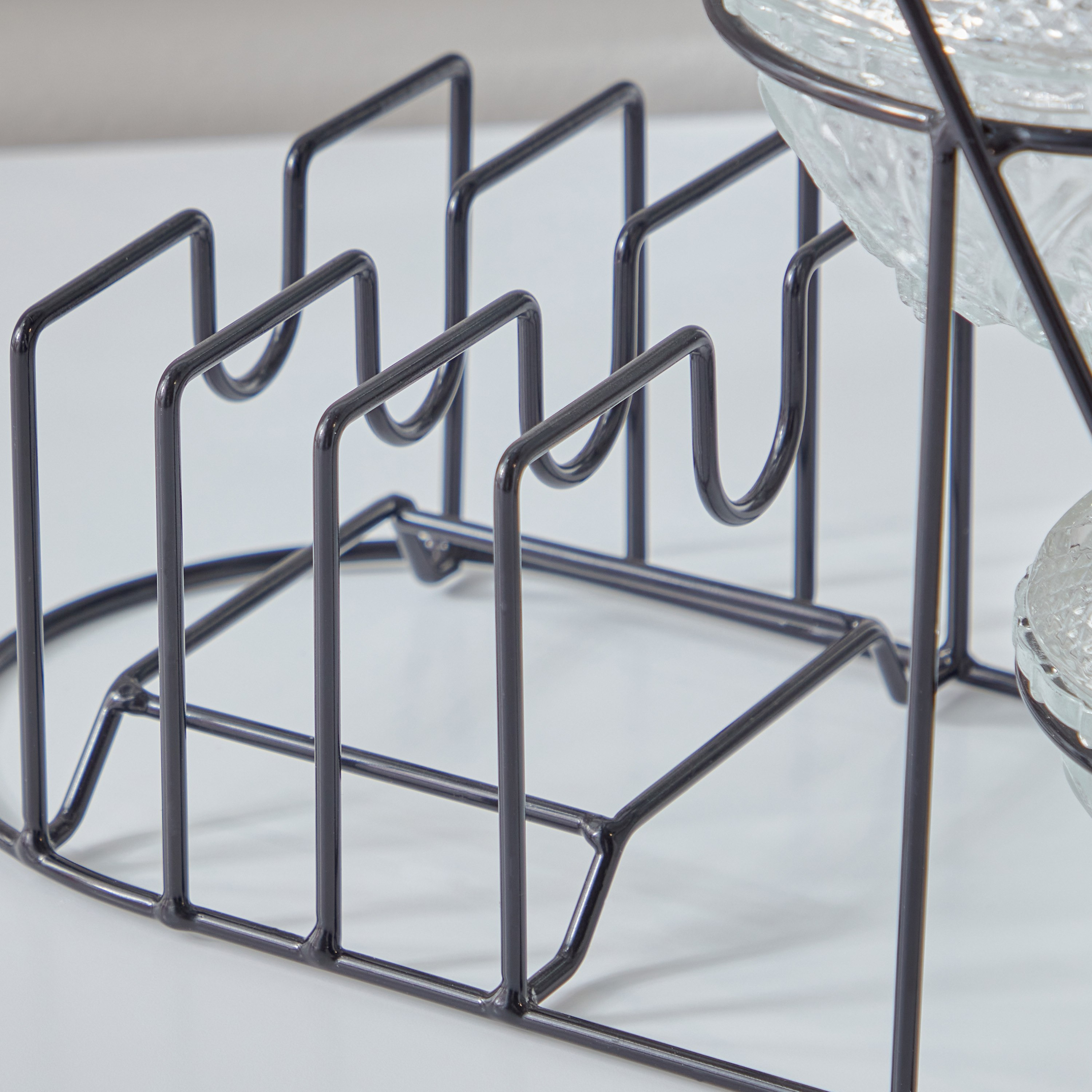 Vintage 7-Piece Glass Snack Set-hbxkitchen-serveware-image-3