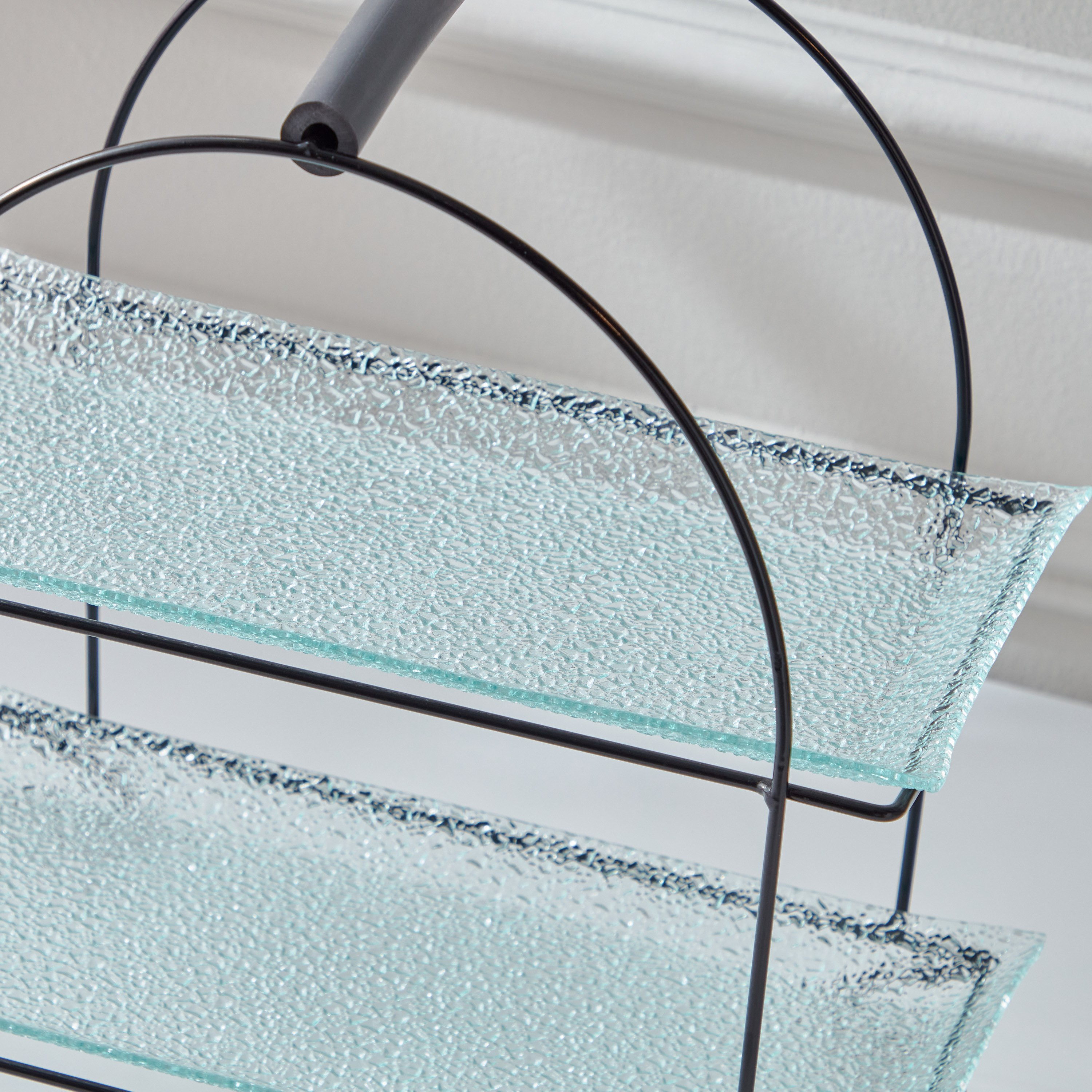 Vintage 3-Piece Glass Serving Tray Set-hbxdecorandfurnishings-tabletop-serveware-image-3