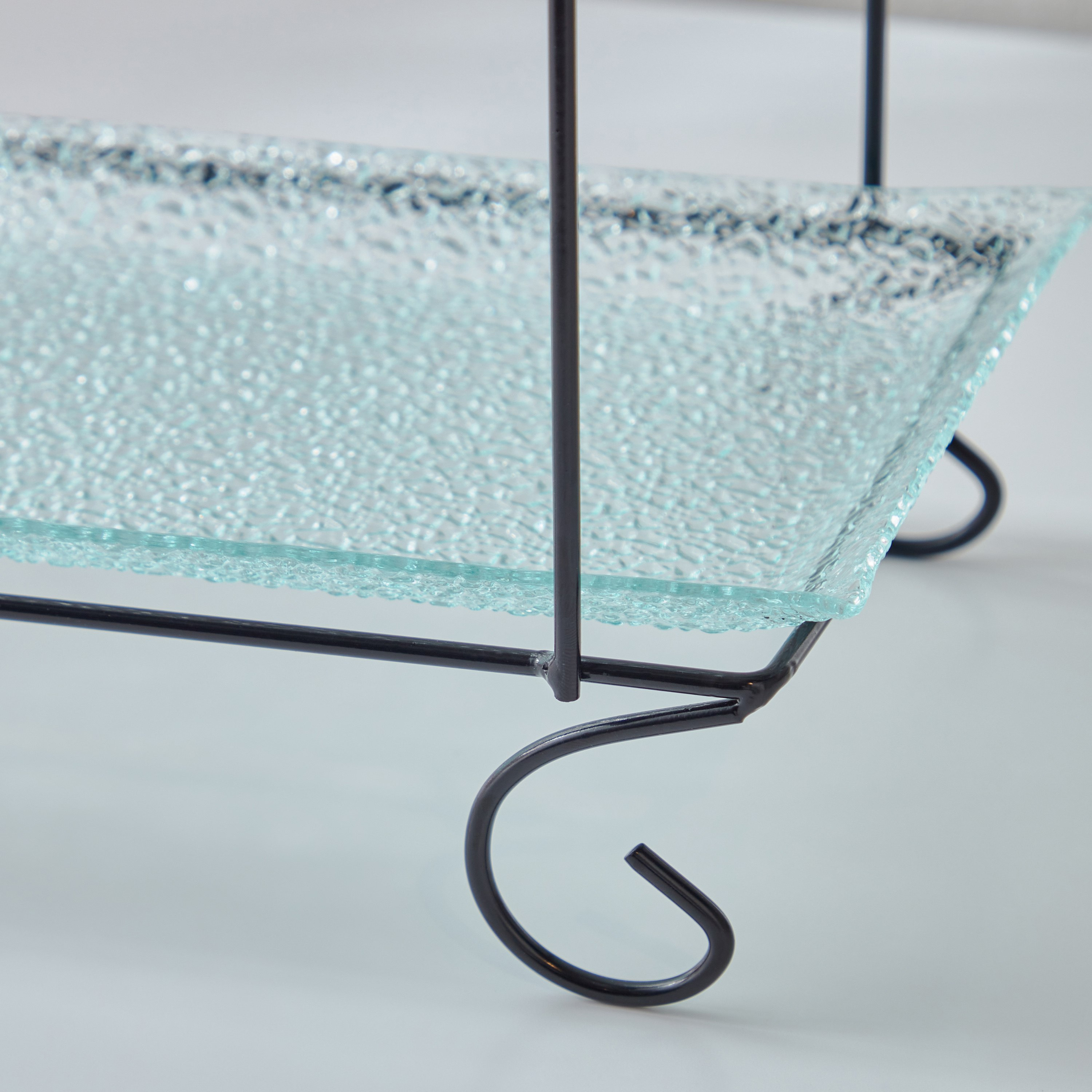 Vintage 3-Piece Glass Serving Tray Set-hbxdecorandfurnishings-tabletop-serveware-image-4