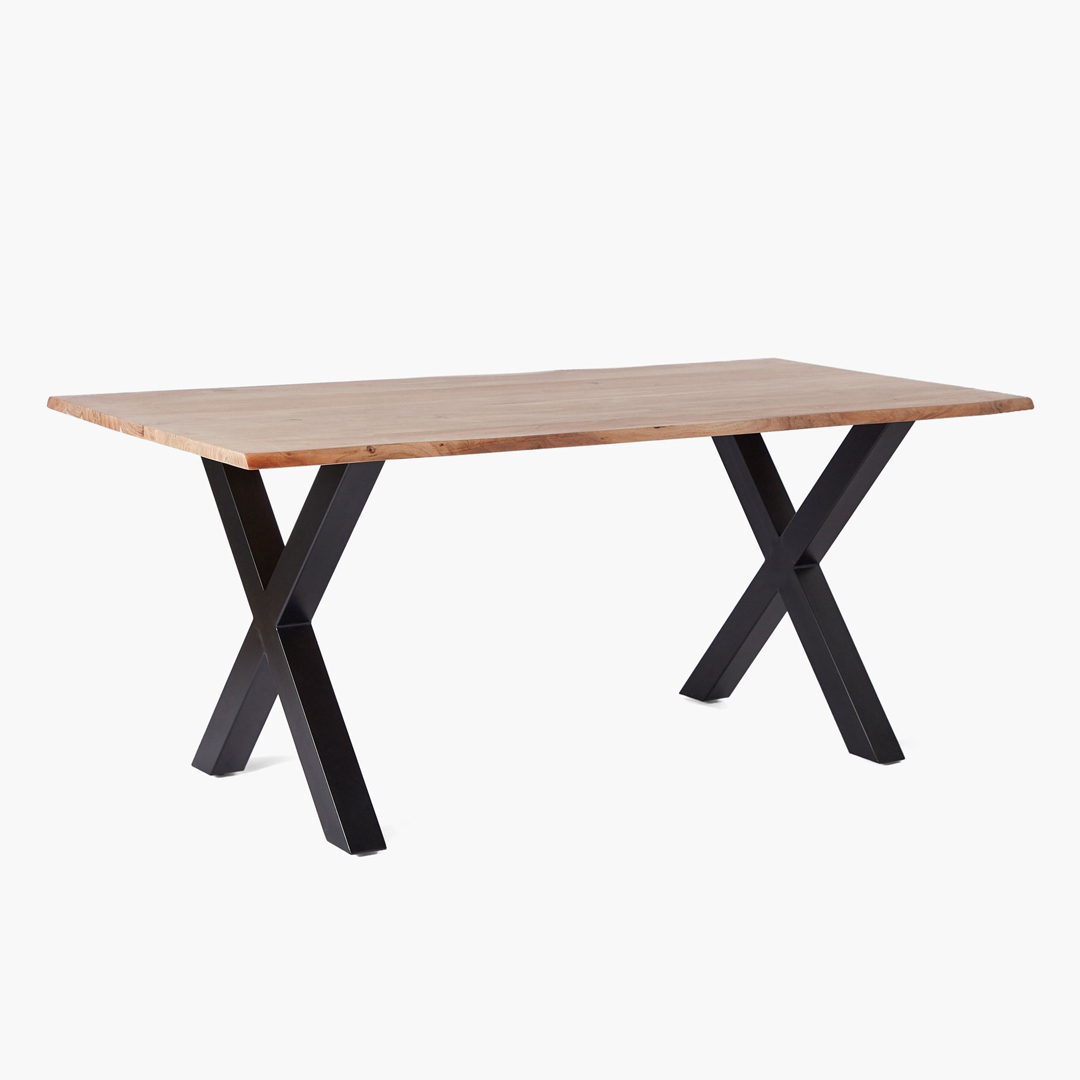 طاولة سفرة لـ6 مقاعد من الخشب الصلب - أرنو لايف إيدج من فيندرا-hbxdiningroom-diningtablesandsets-diningtables-sixseater-image-5