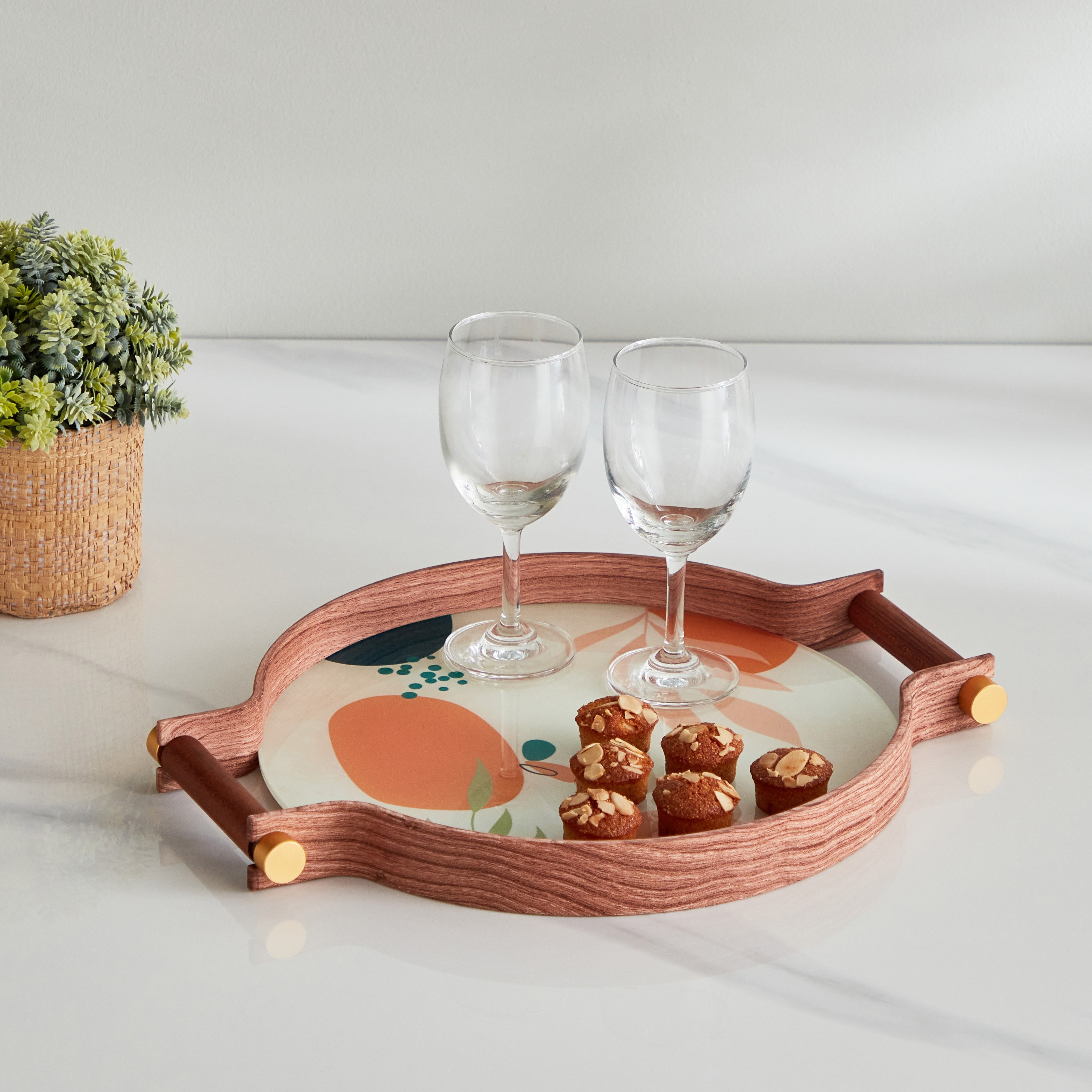 صينية زجاجية مستديرة من فيستا - 39 سم-hbxdecorandfurnishings-tabletop-serveware-image-1