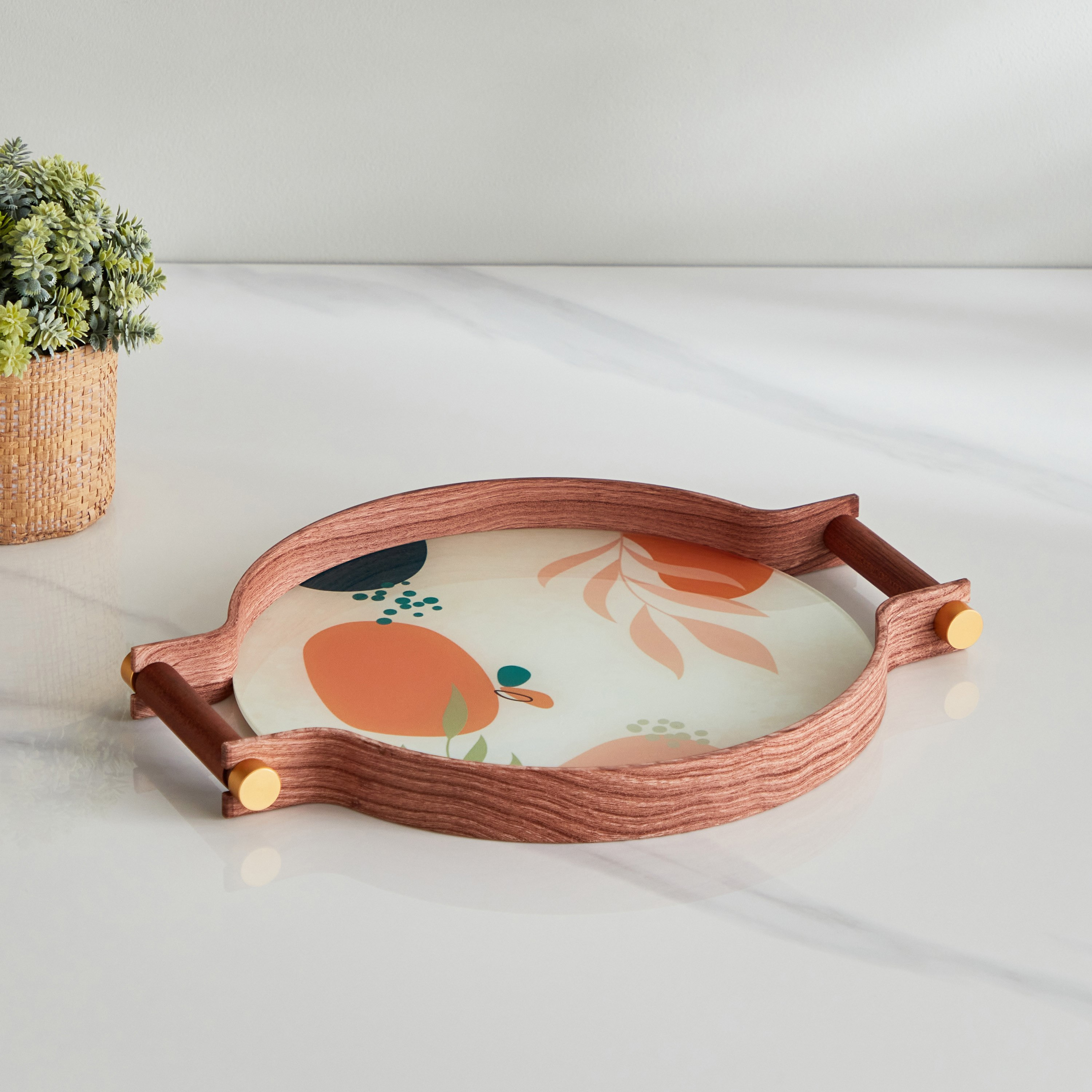 صينية زجاجية مستديرة من فيستا - 39 سم-hbxdecorandfurnishings-tabletop-serveware-image-2