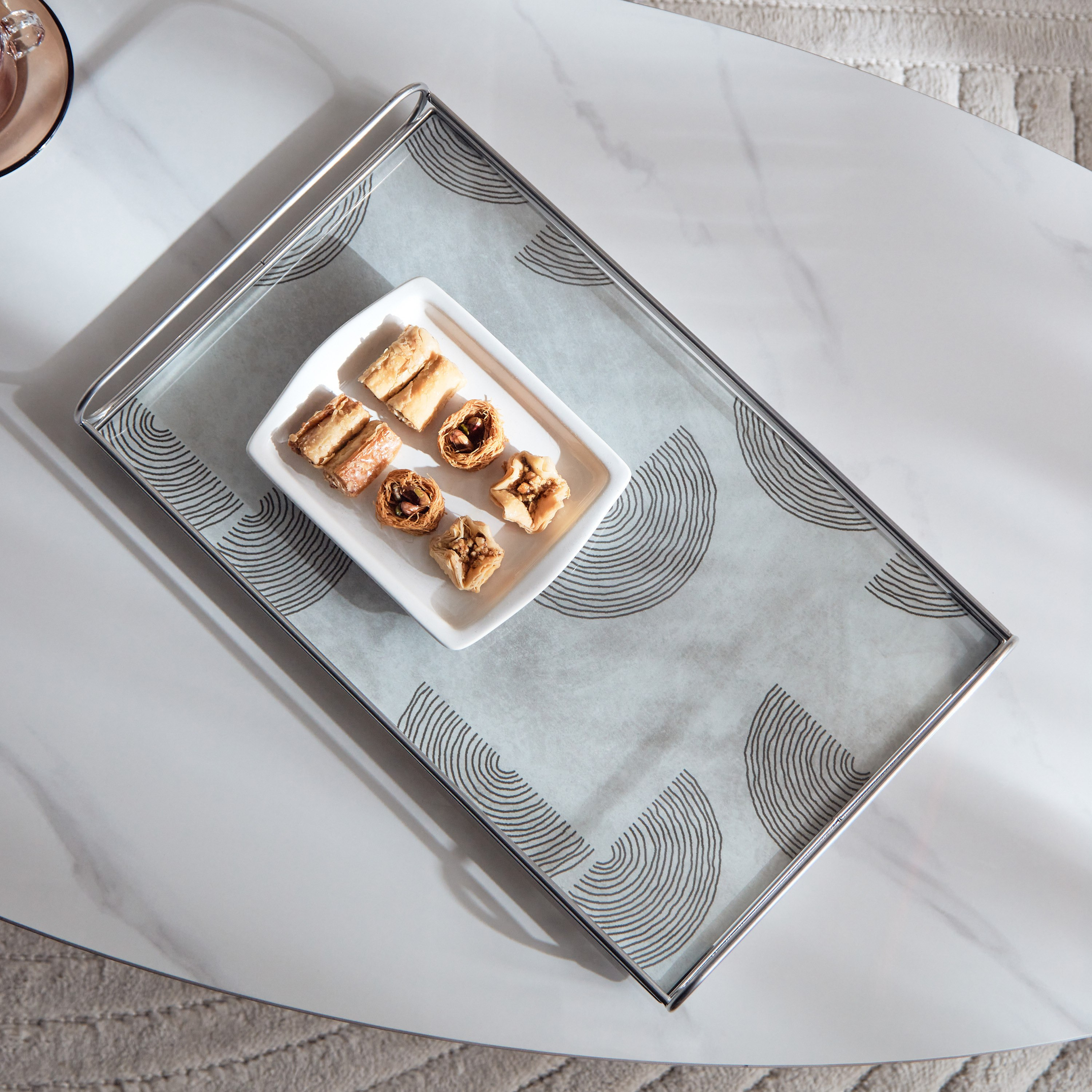 Vista Rectangular Glass Tray - 35 cm-hbxdecorandfurnishings-tabletop-serveware-image-2