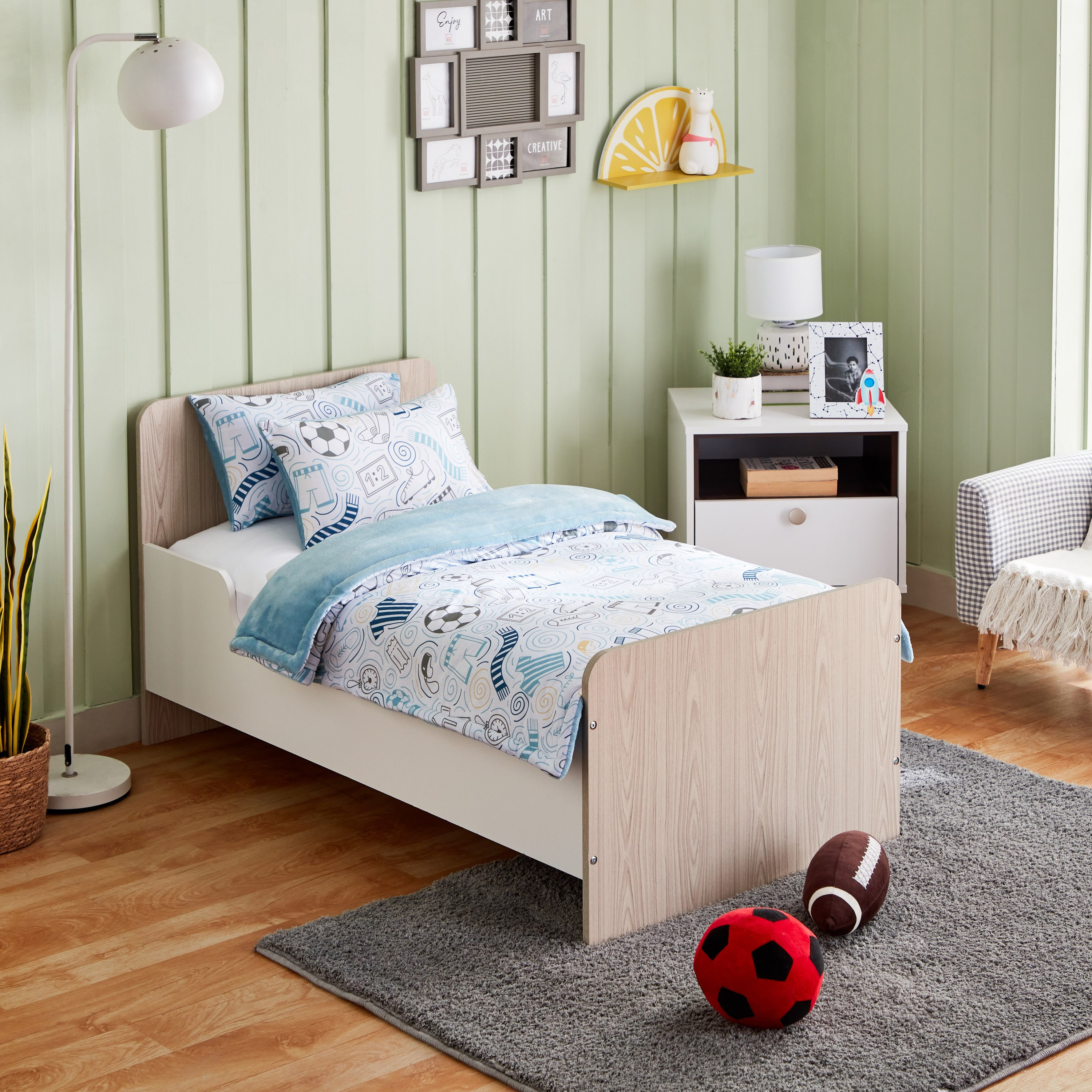 Arcade Playmania 3-Piece Toddler Printed Jersey Comforter Set with Flannel Back - 100x140 cm-hbxhomeware-hbxkidsandyouth-image-8