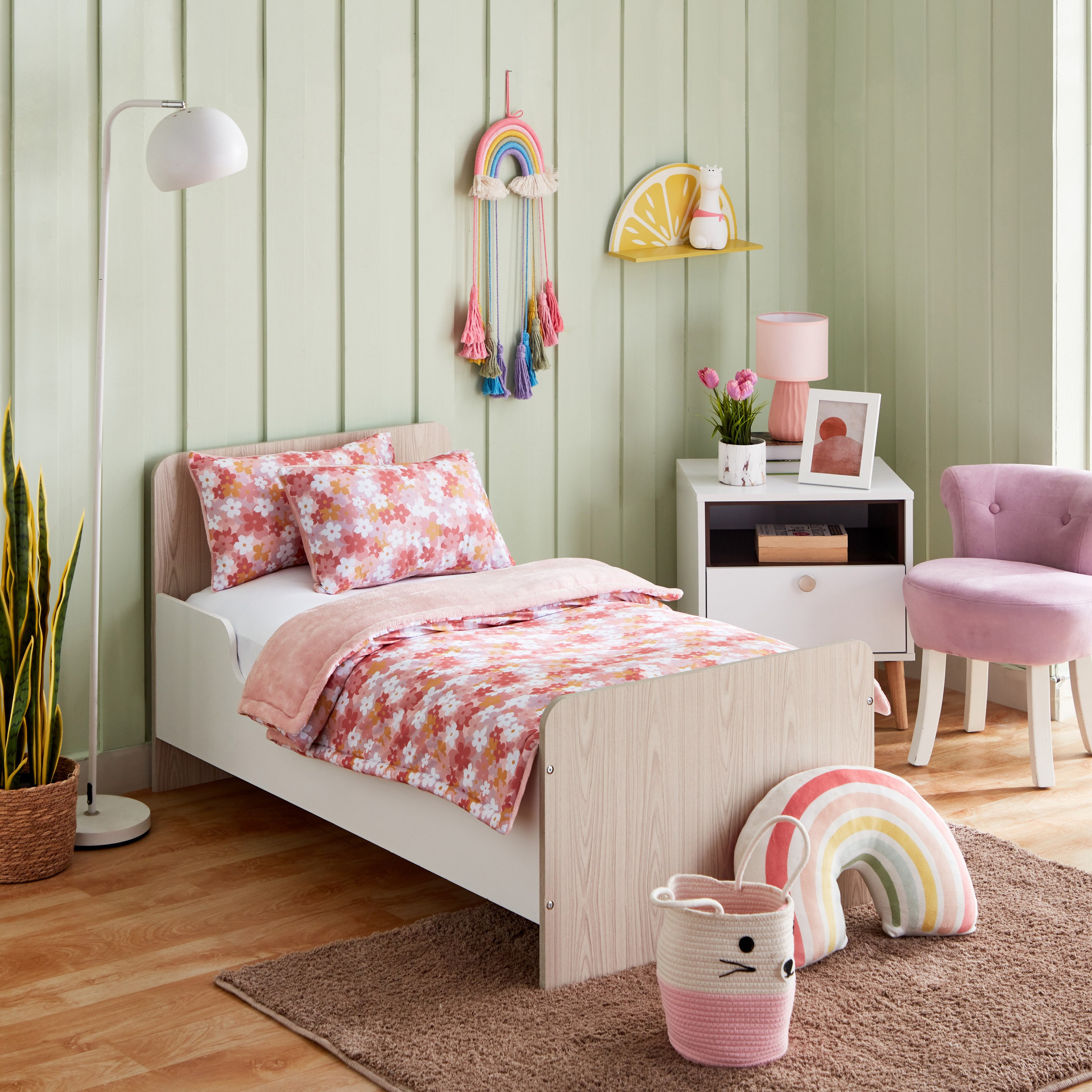 Flutterby Gardenia 3-Piece Toddler Printed Jersey Comforter Set with Flannel Back - 100x140 cm-hbxhomeware-hbxkidsandyouth-image-9