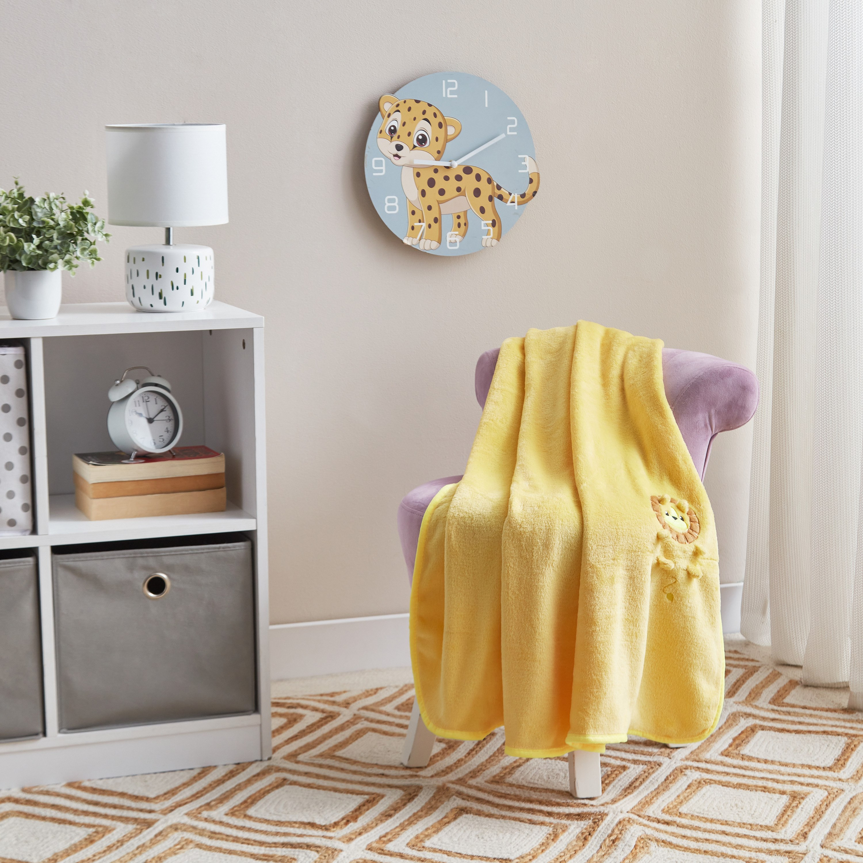 بطانية حفيفة مطرزة بشكل أسد من بلايلاند - 100x100 سم-hbxhomeware-hbxkidsandyouth-image-5