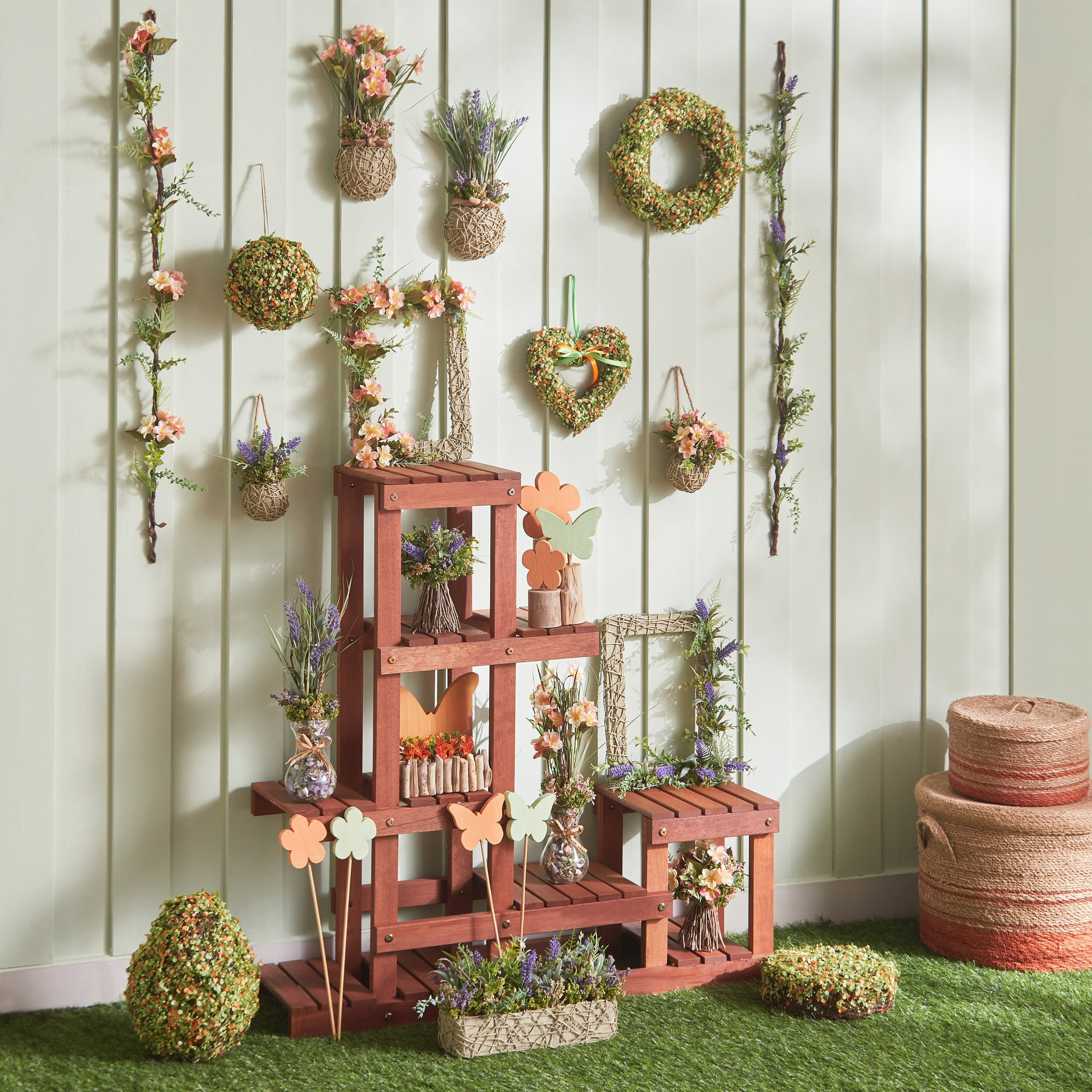 إكليل ديكور لافندر من فيونا - 5x5x95 سم-hbxdecorandfurnishings-homeaccessories-artificialflowersandplants-image-4