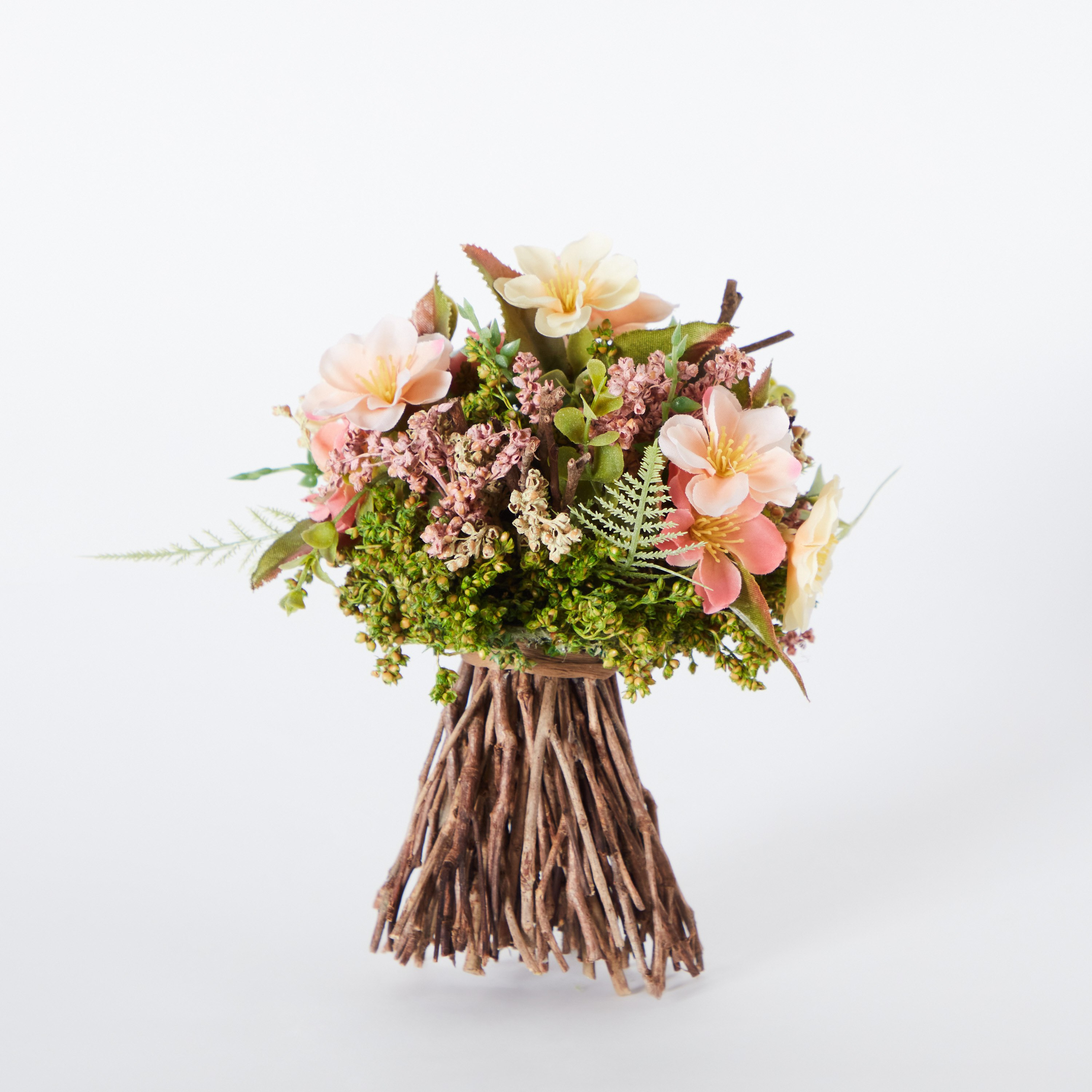 ديكور طاولة بوكيه غصن أزهار من فيونا - 15x15x18 سم-hbxdecorandfurnishings-homeaccessories-artificialflowersandplants-image-5