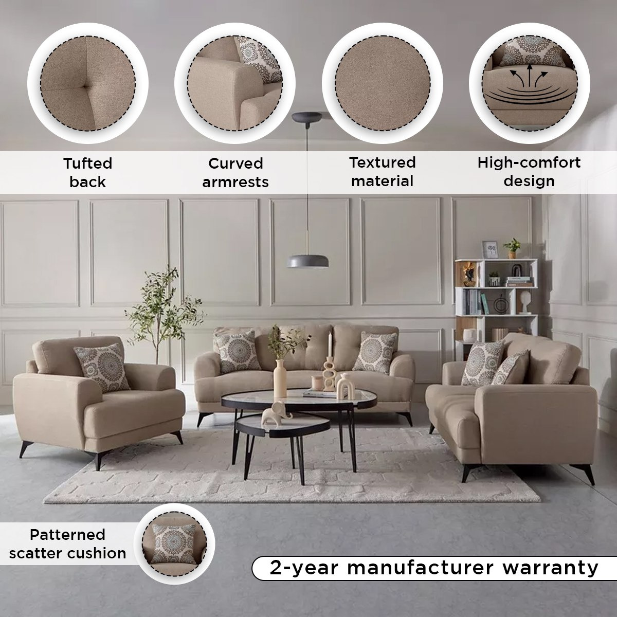 كرسي بمساند ذراعين مع وسادة من إستيلا-hbxlivingroom-sofasandarmchairs-sofas-image-4