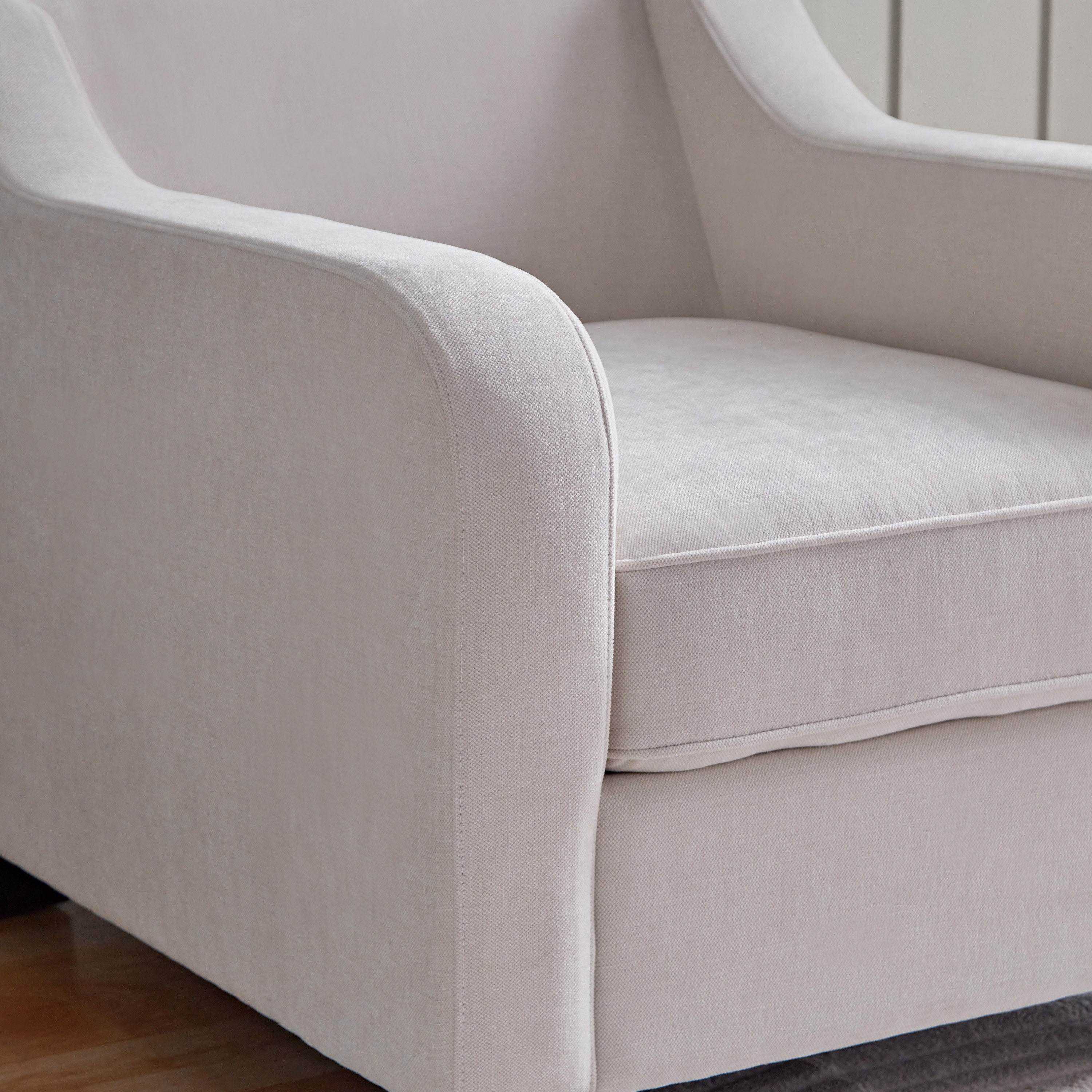 Nelson Fabric Armchair Sofa with 2 Cushions-hbxlivingroom-sofasandarmchairs-sofas-image-8