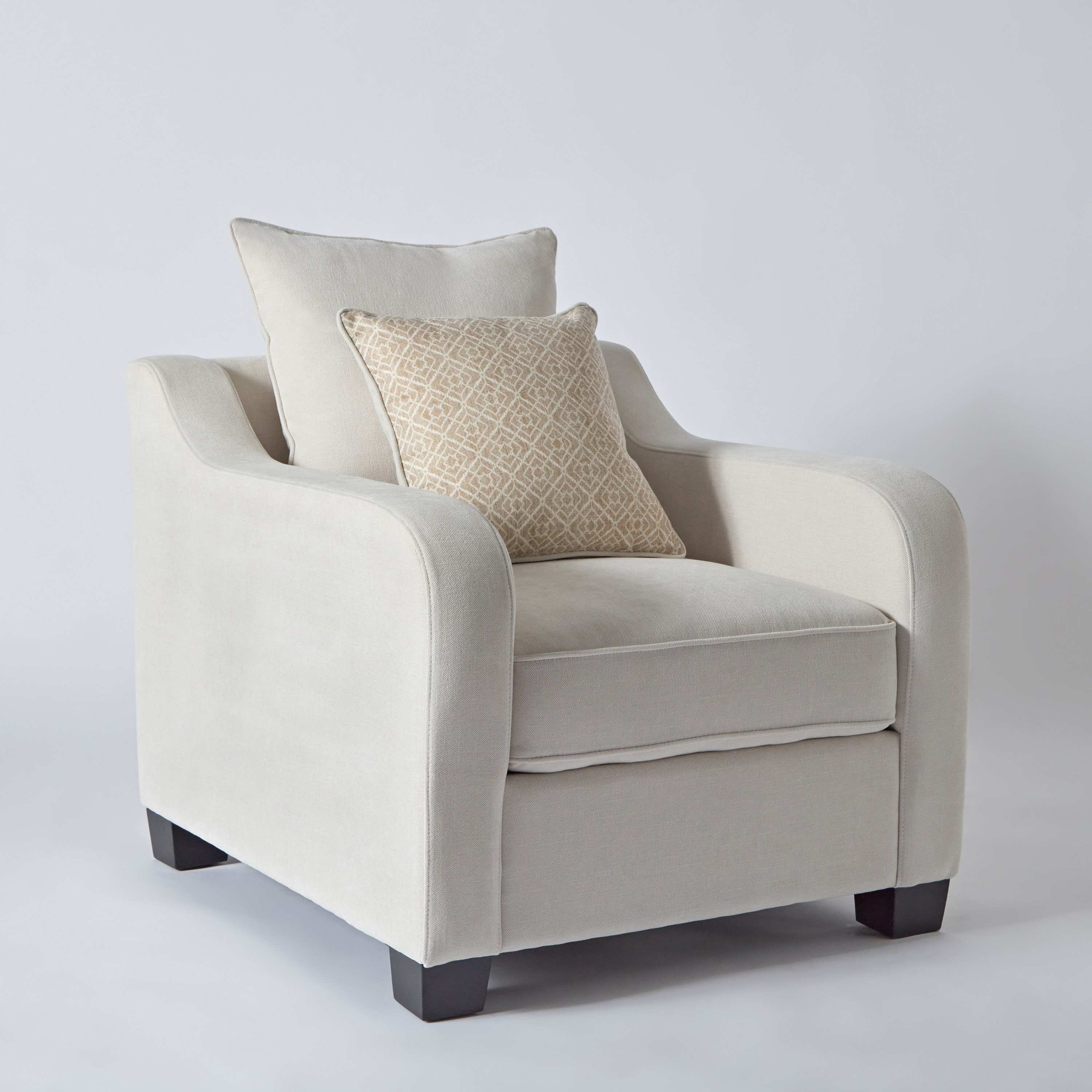 Nelson Fabric Armchair Sofa with 2 Cushions-hbxlivingroom-sofasandarmchairs-sofas-image-11