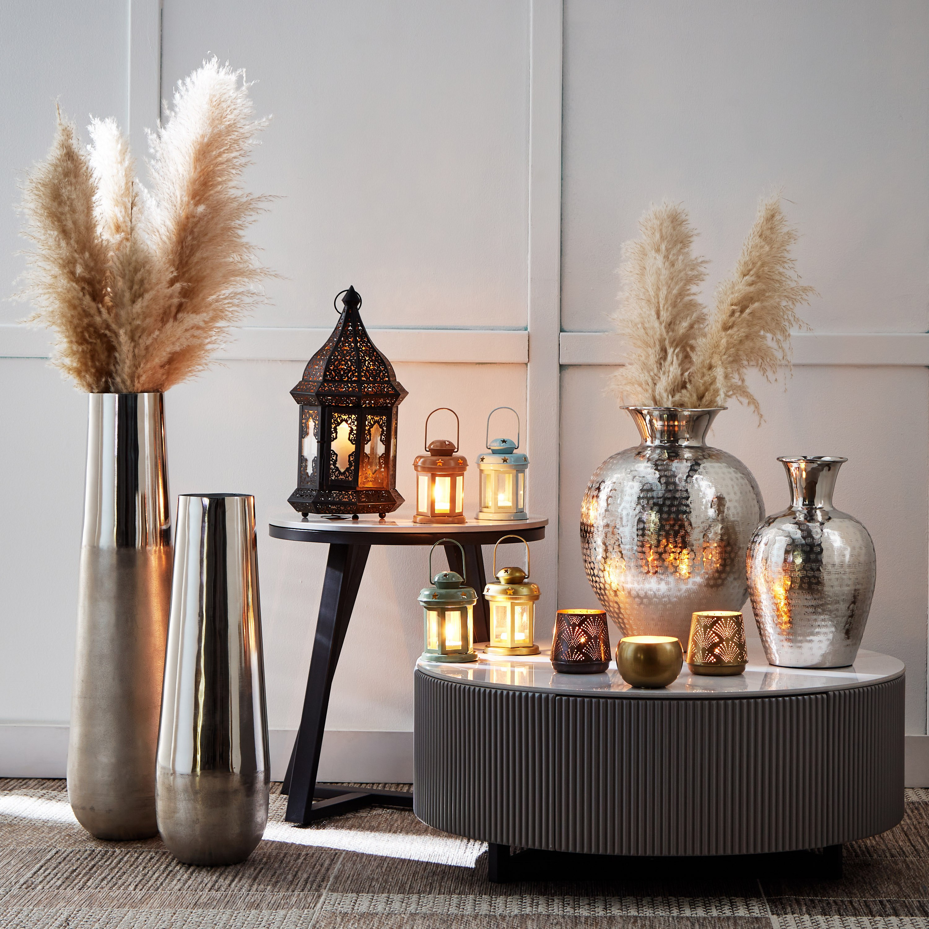 حامل شموع معدني - سبلينديد - 10x10x9 سم-hbxlivingroom-decorandaccessories-candleholders-image-4