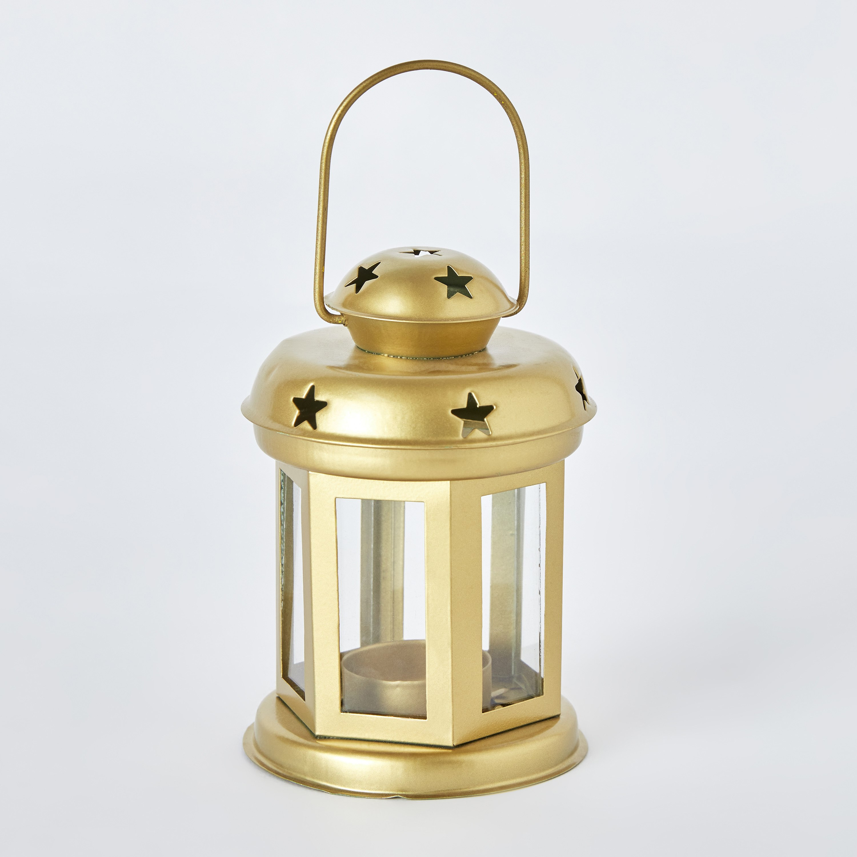 Splendid Metal Decorative Lantern - 10x10x14 cm-hbxdecorandfurnishings-homeaccessories-lanterns-image-5