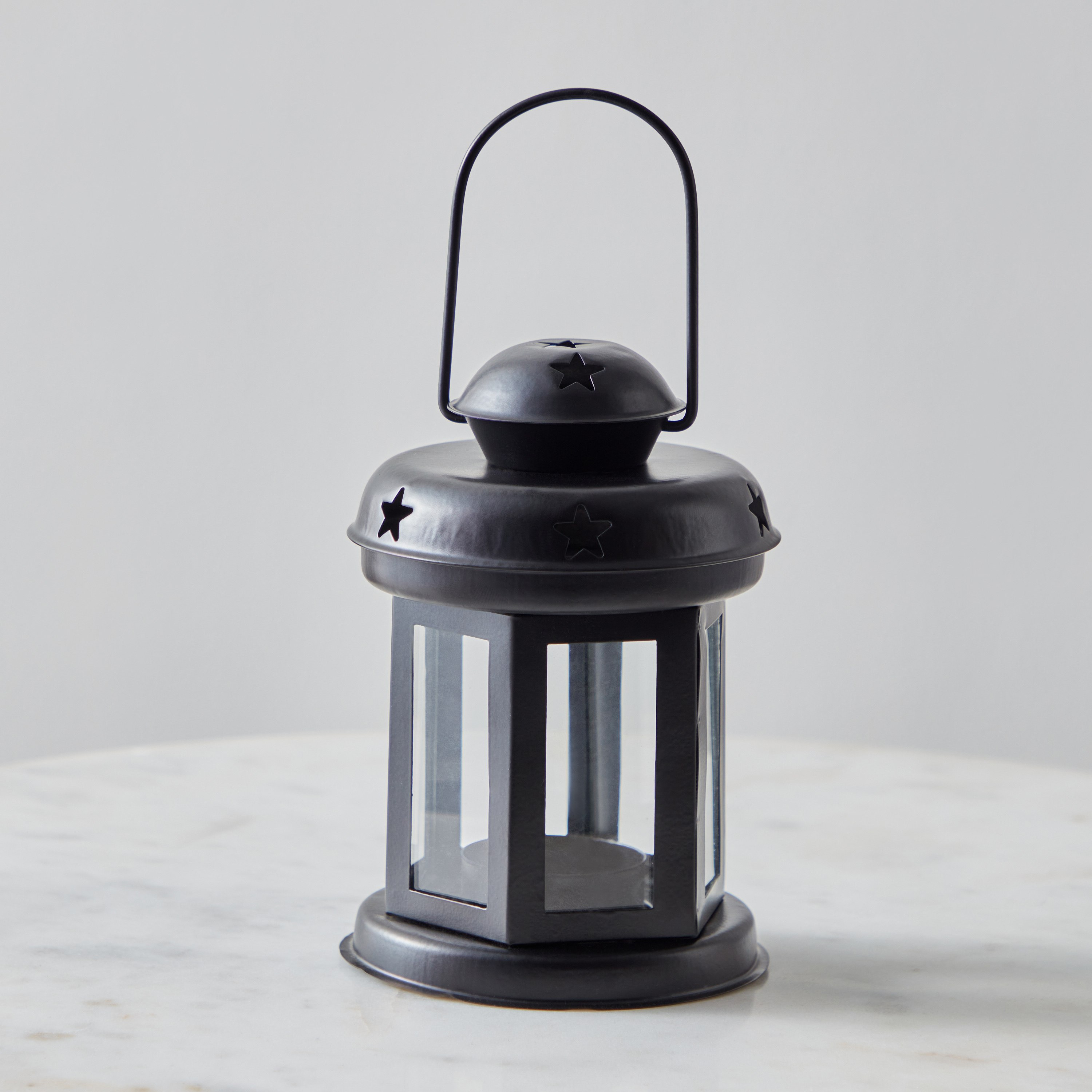 Splendid Metal Decorative Lantern - 10x10x14 cm-hbxdecorandfurnishings-homeaccessories-lanterns-image-2