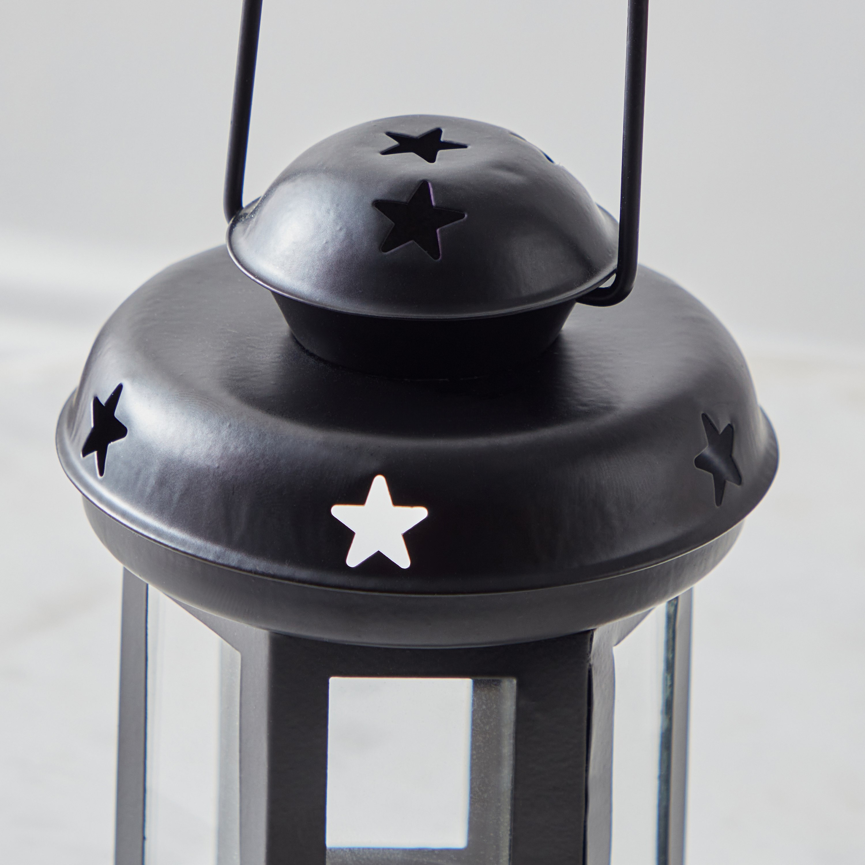 Splendid Metal Decorative Lantern - 10x10x14 cm-hbxdecorandfurnishings-homeaccessories-lanterns-image-3