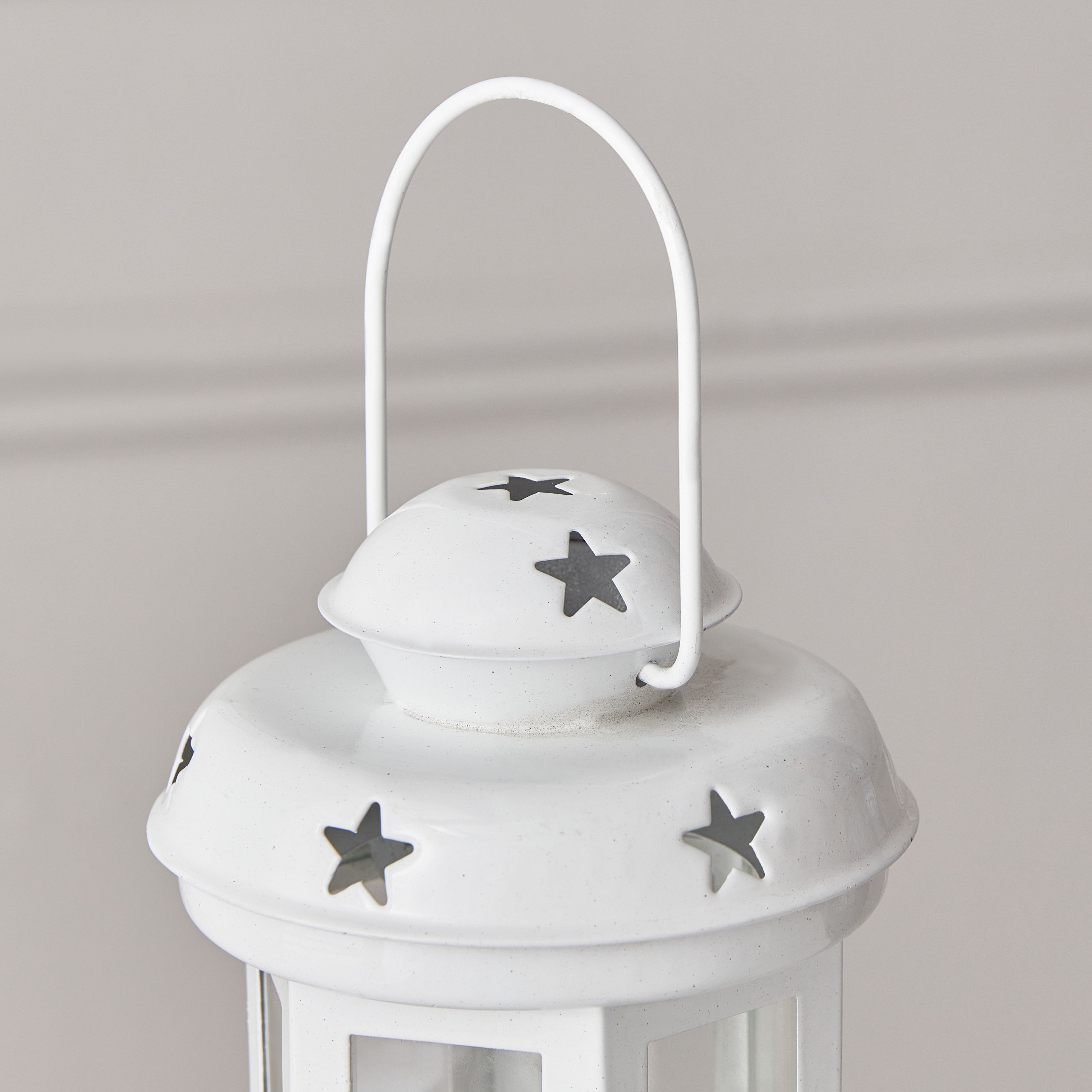 Splendid Metal Decorative Lantern - 10x10x14 cm-hbxdecorandfurnishings-homeaccessories-lanterns-image-3