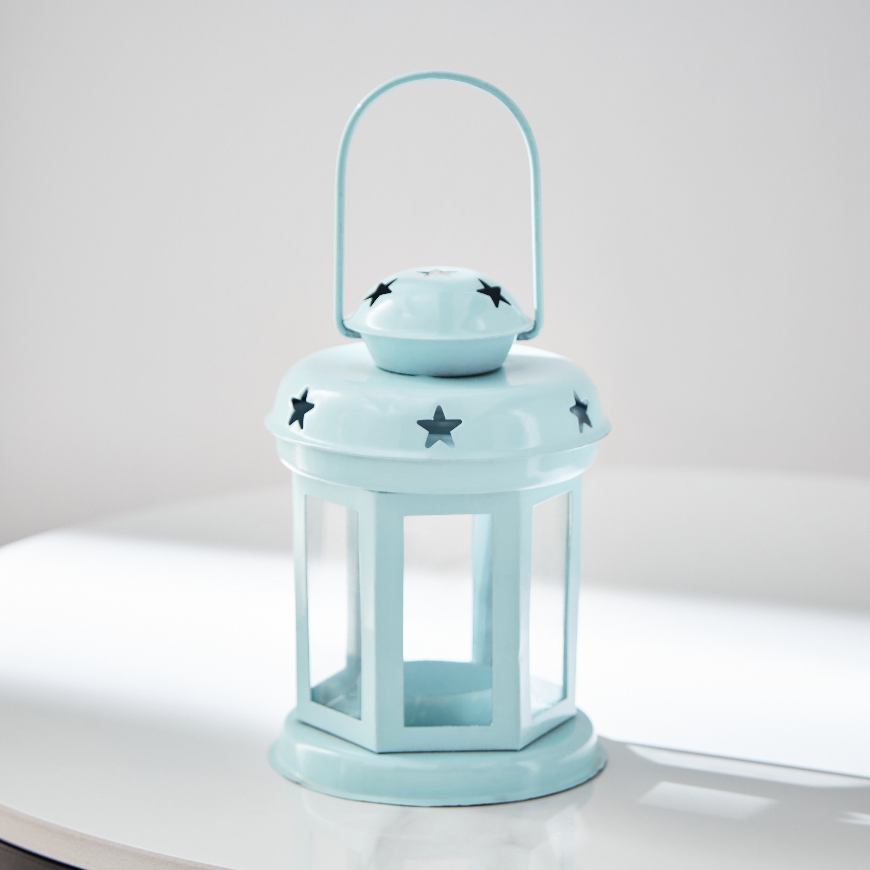 فانوس ديكور معدن - سبلينديد- 10x10x14 سم-hbxdecorandfurnishings-homeaccessories-lanterns-image-1
