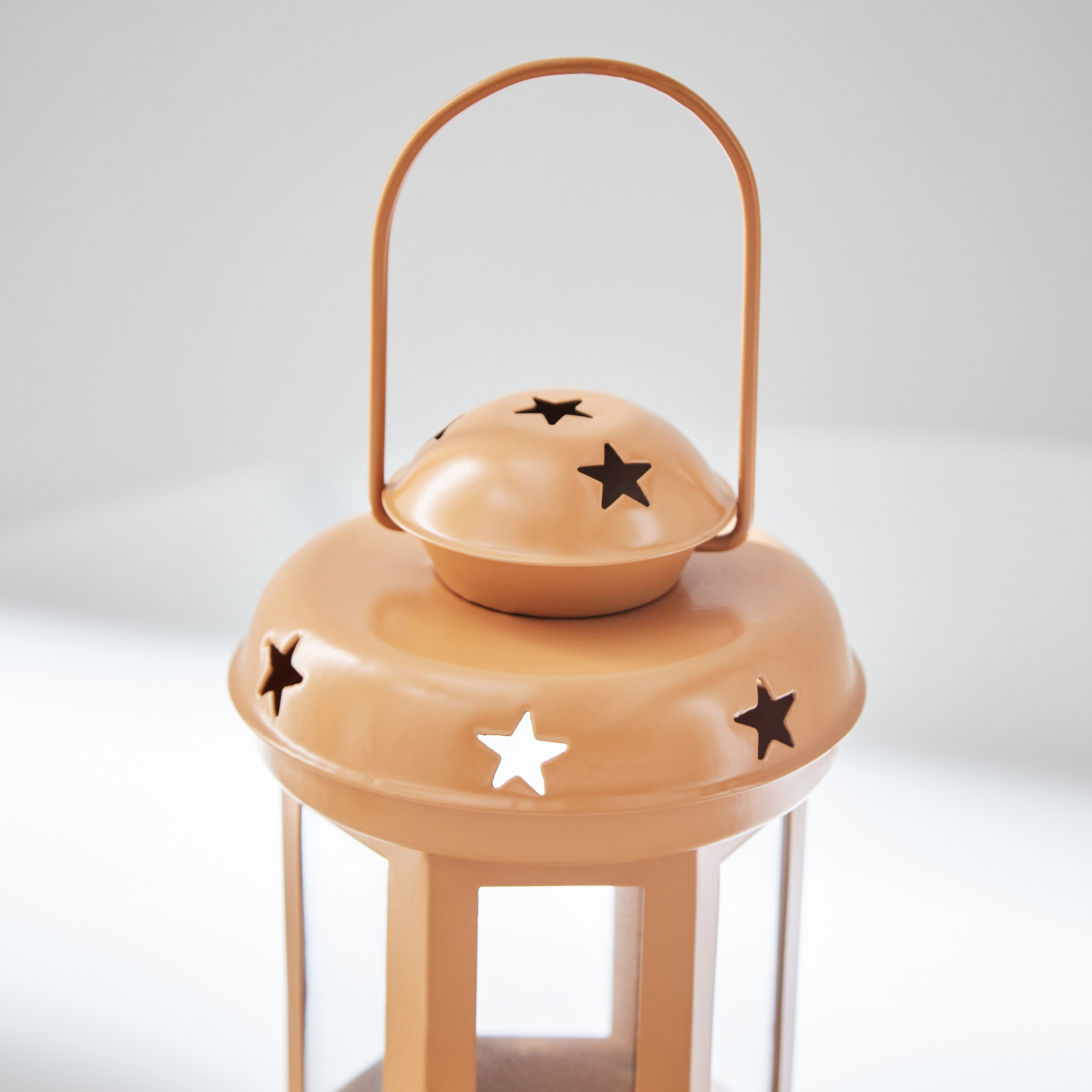Splendid Metal Decorative Lantern - 10x10x14 cm-hbxdecorandfurnishings-homeaccessories-lanterns-image-3