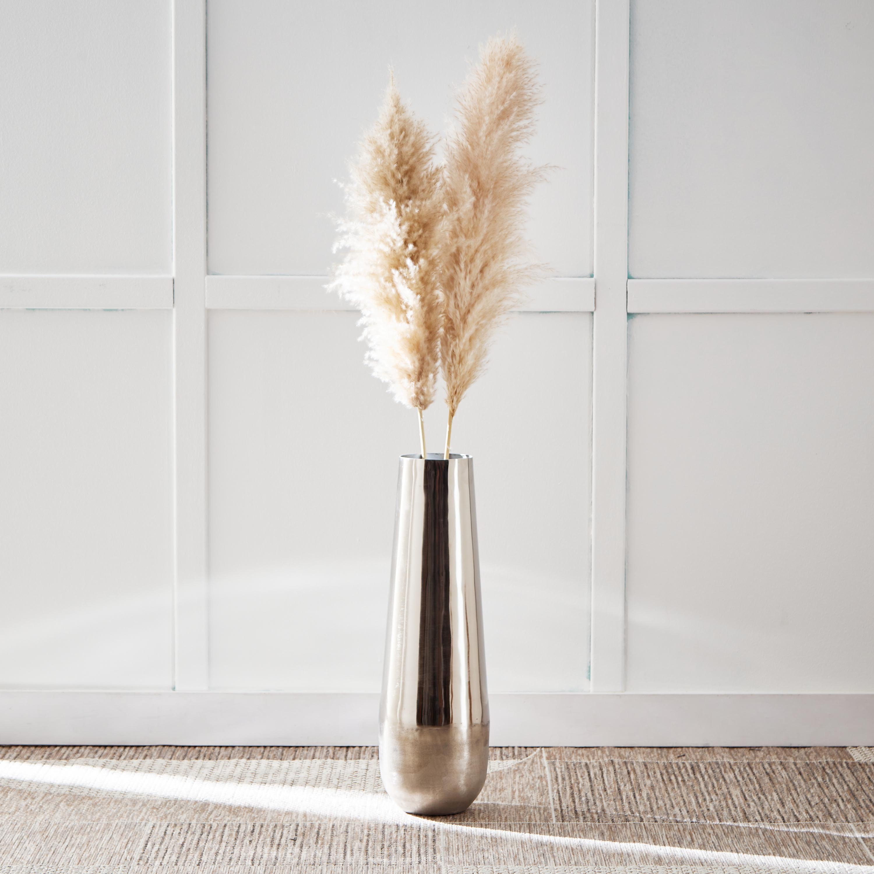 Splendid Metal Floor Vase - 17x17x60 cm-hbxbedroom-decorandaccessories-vases-image-1