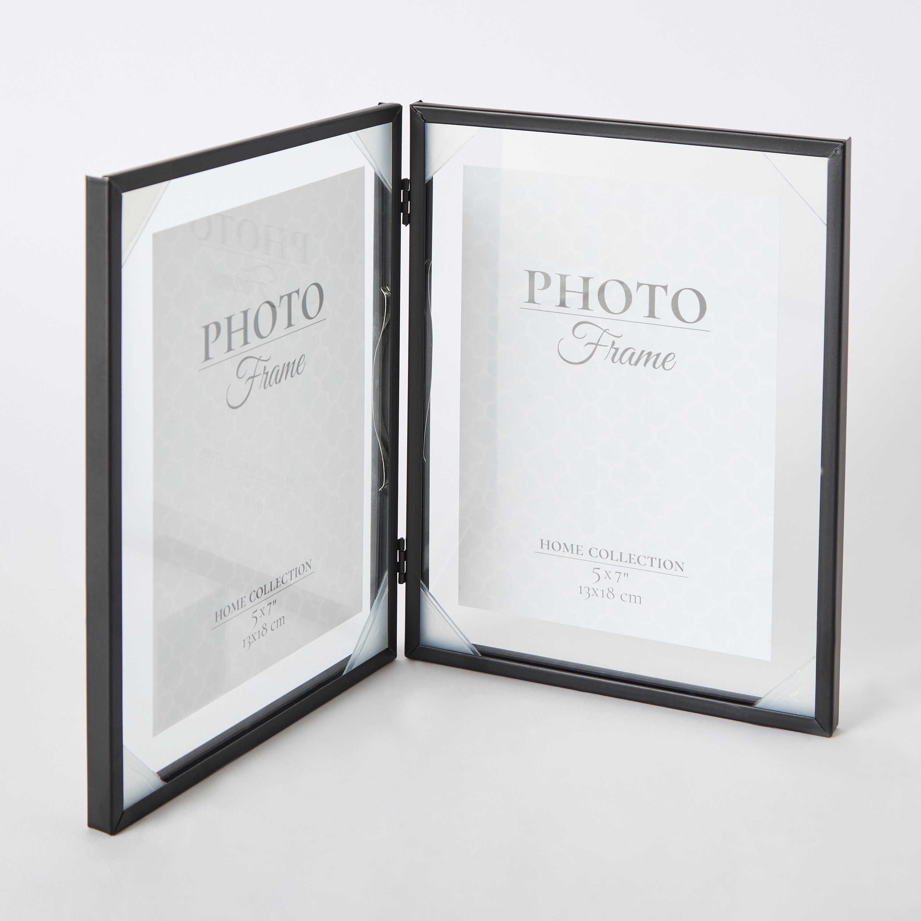 Elbe 5x7-inch Metal Standing Foldable 2-Photo Frame - 36.5x23x1.1 cm-PROMO_HB_AE_B2G2_011025-image-6